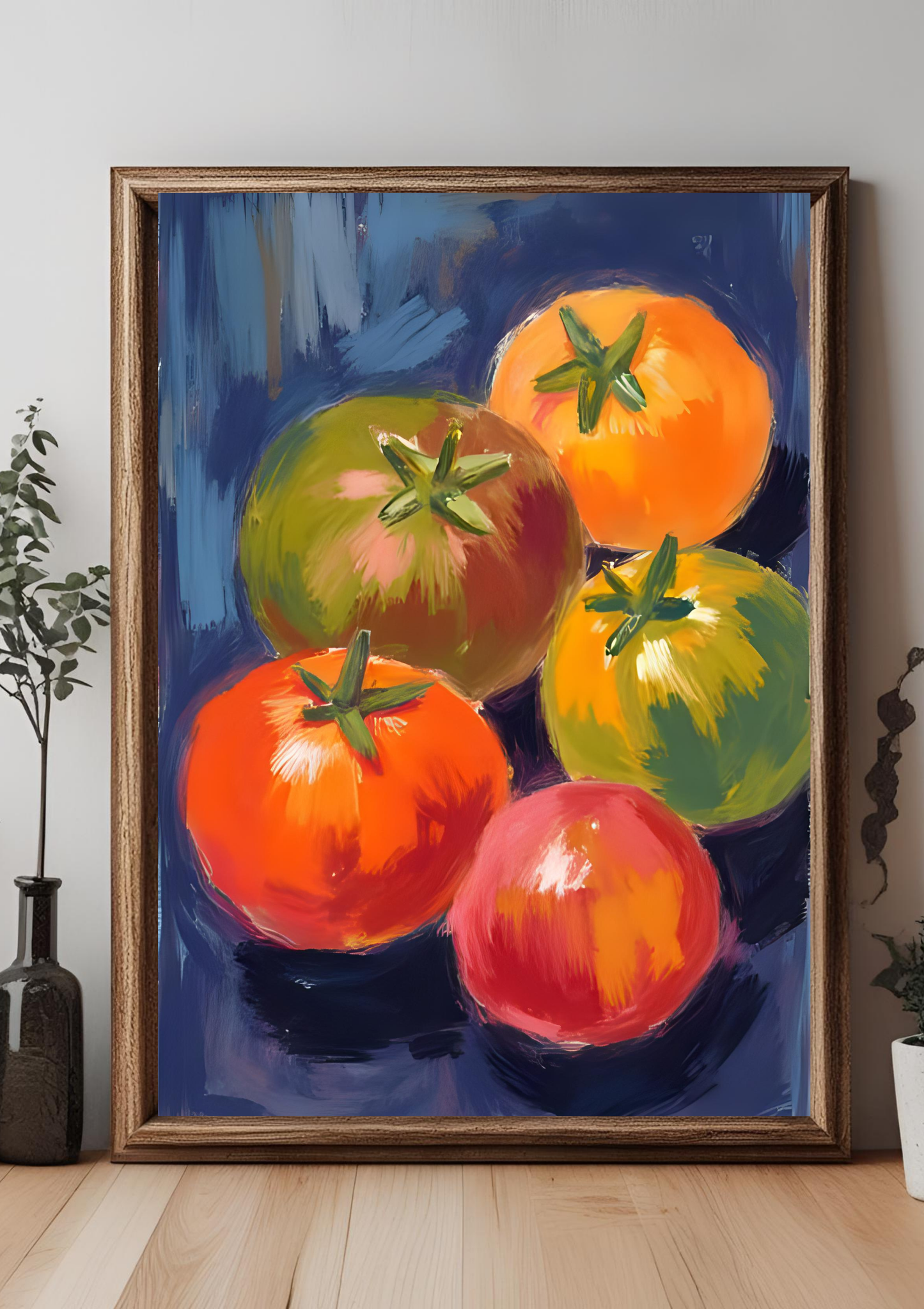 Tomato Art Print Italian Tomato Art Heirloom tomato print kitchen poster tomato kitchen wall art