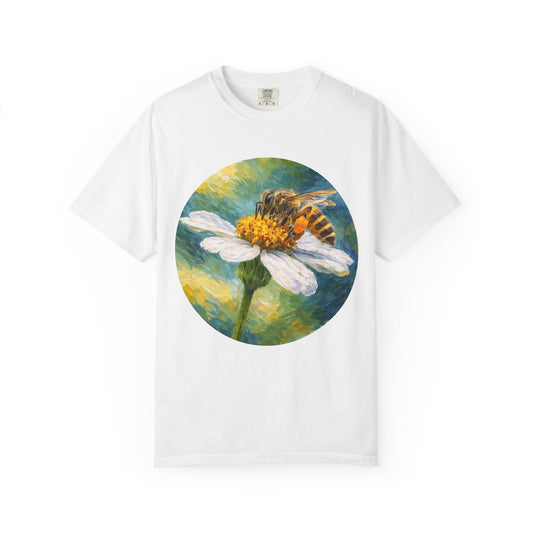 Bee Themed Shirt Comfort Colors Bee Flower Tee Blooming Cottagecoreing Tee Botanical Tee Summer Shirt Natured Inspired Tee