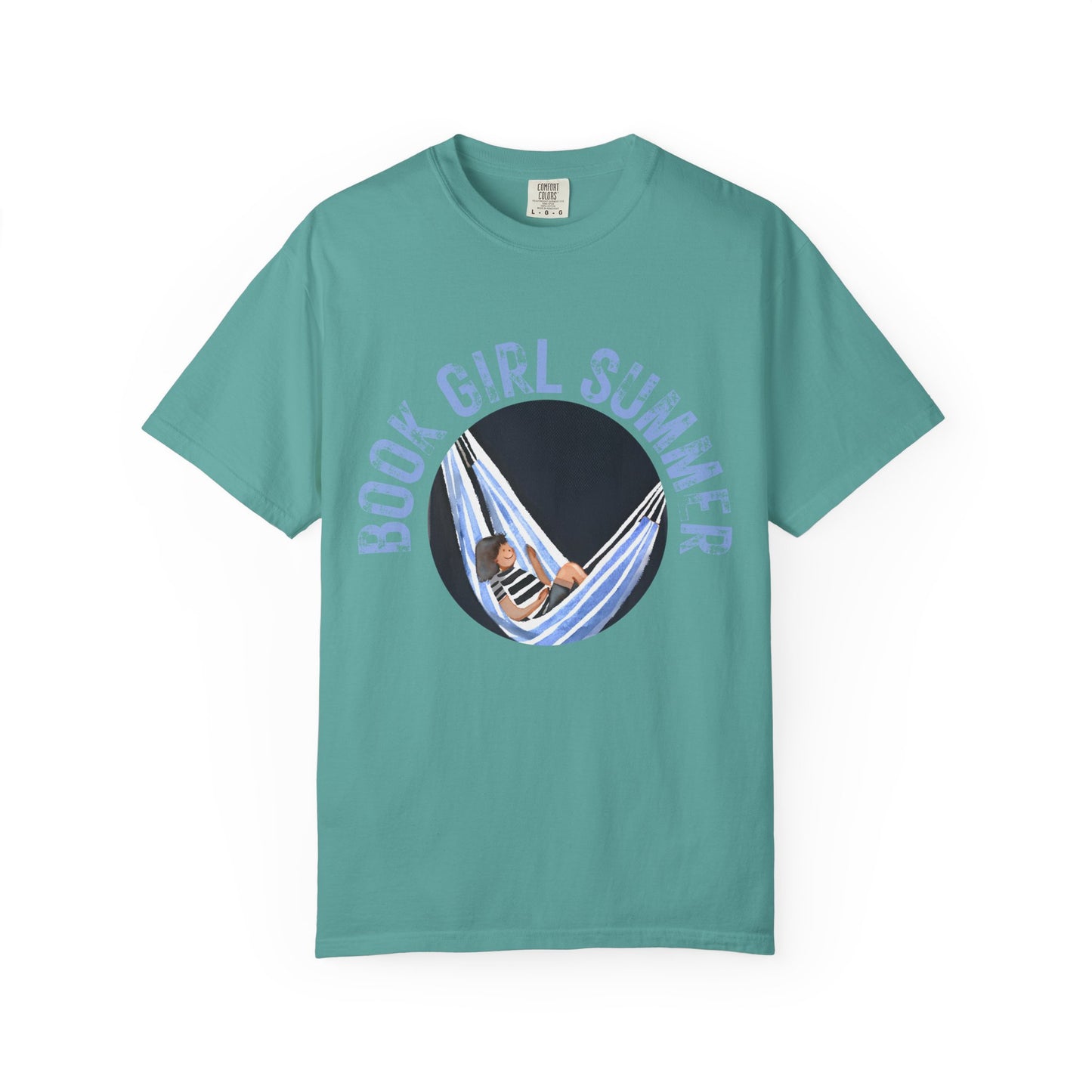 Book Girl Summer Shirt T-Shirt | Book Lover Bookish Reading Hammock Reader Travel Shirt Romance Book