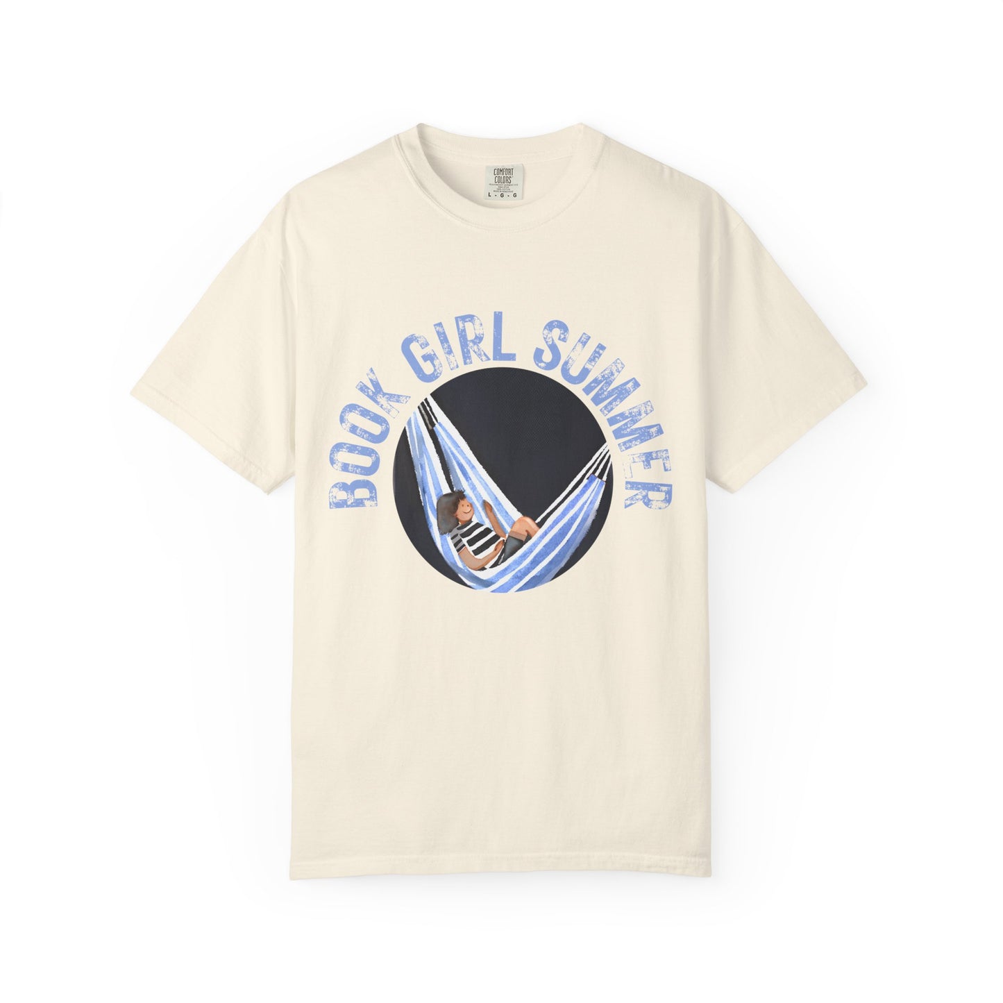Book Girl Summer Shirt T-Shirt | Book Lover Bookish Reading Hammock Reader Travel Shirt Romance Book