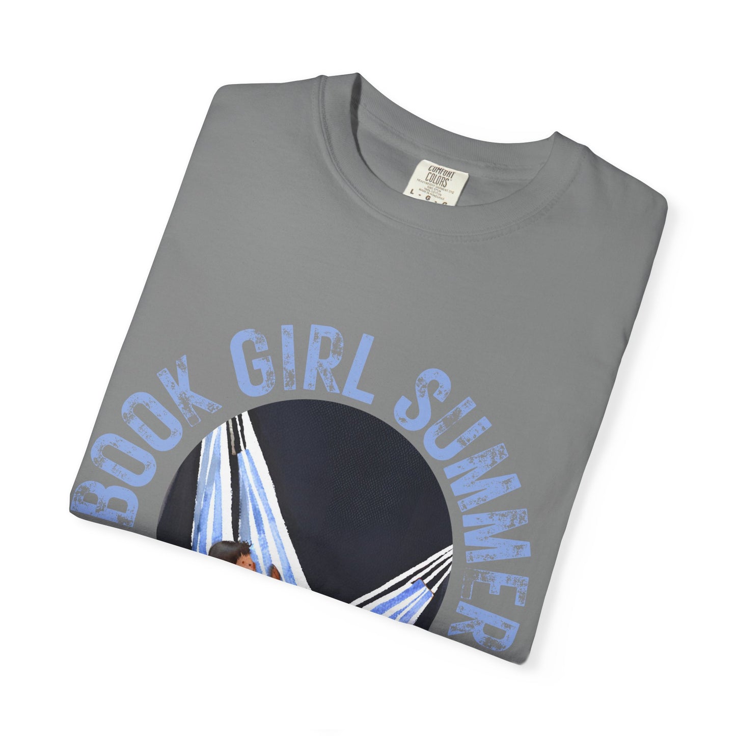 Book Girl Summer Shirt T-Shirt | Book Lover Bookish Reading Hammock Reader Travel Shirt Romance Book