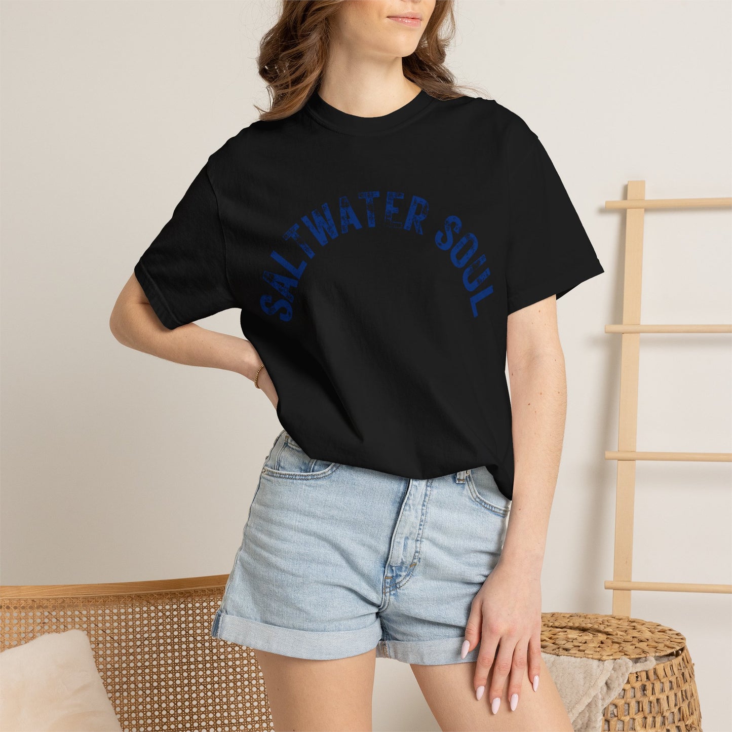 Saltwater Soul T-shirt Beach Vibes Tee Ocean Graphic Shirt Ocean Lover Gift Summer Tee