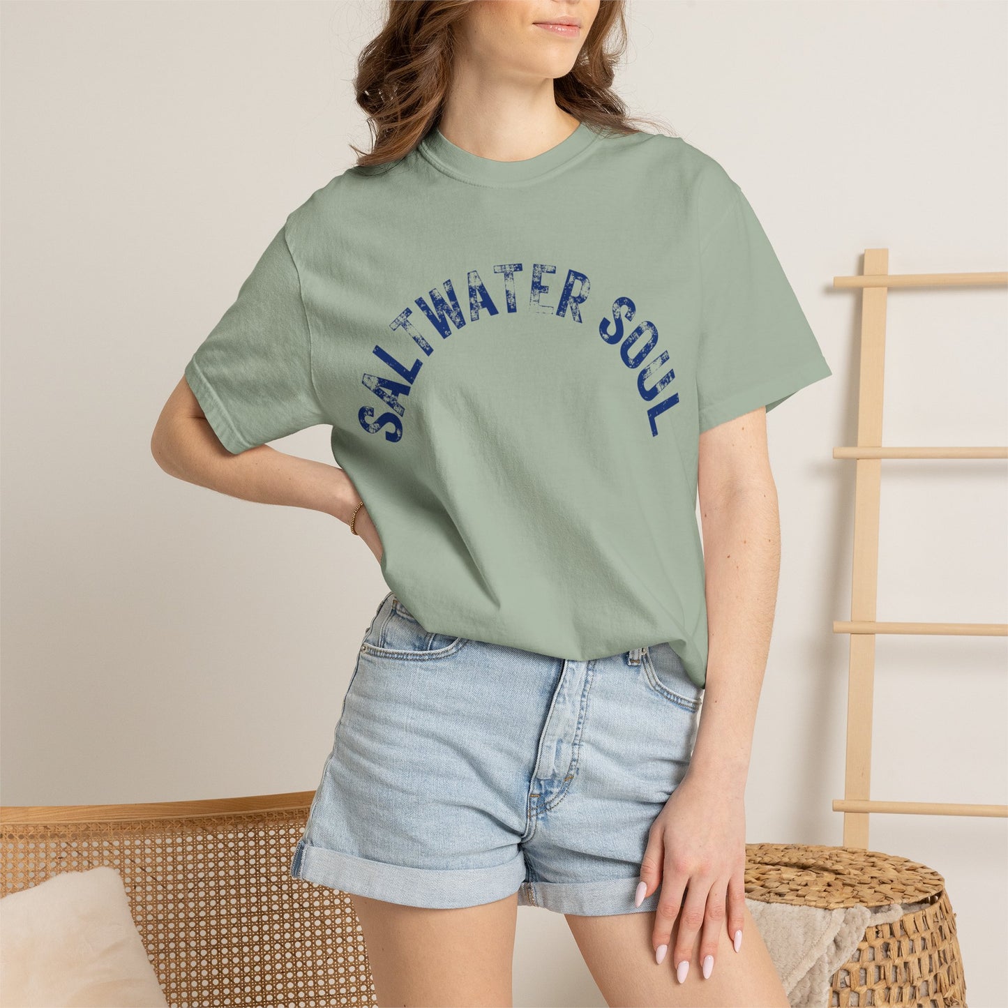 Saltwater Soul T-shirt Beach Vibes Tee Ocean Graphic Shirt Ocean Lover Gift Summer Tee