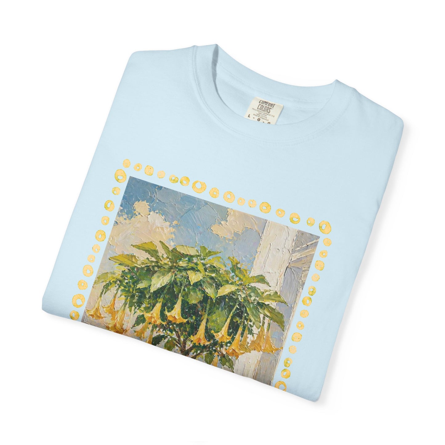 Yellow Trumpet Flowering Tree T-shirt | Flowered Tee Blooming Tee Shirt Flower lovers tshirt