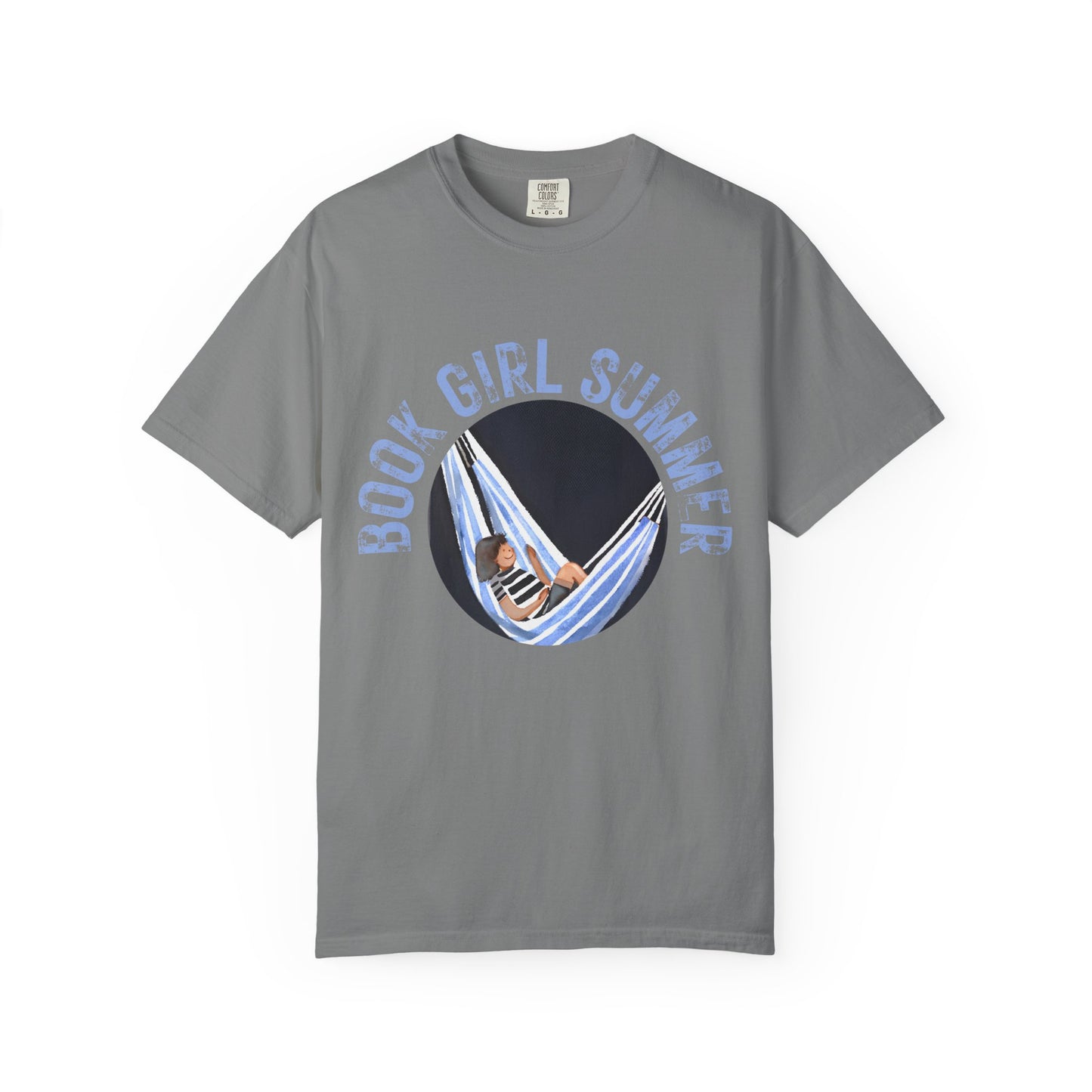 Book Girl Summer Shirt T-Shirt | Book Lover Bookish Reading Hammock Reader Travel Shirt Romance Book