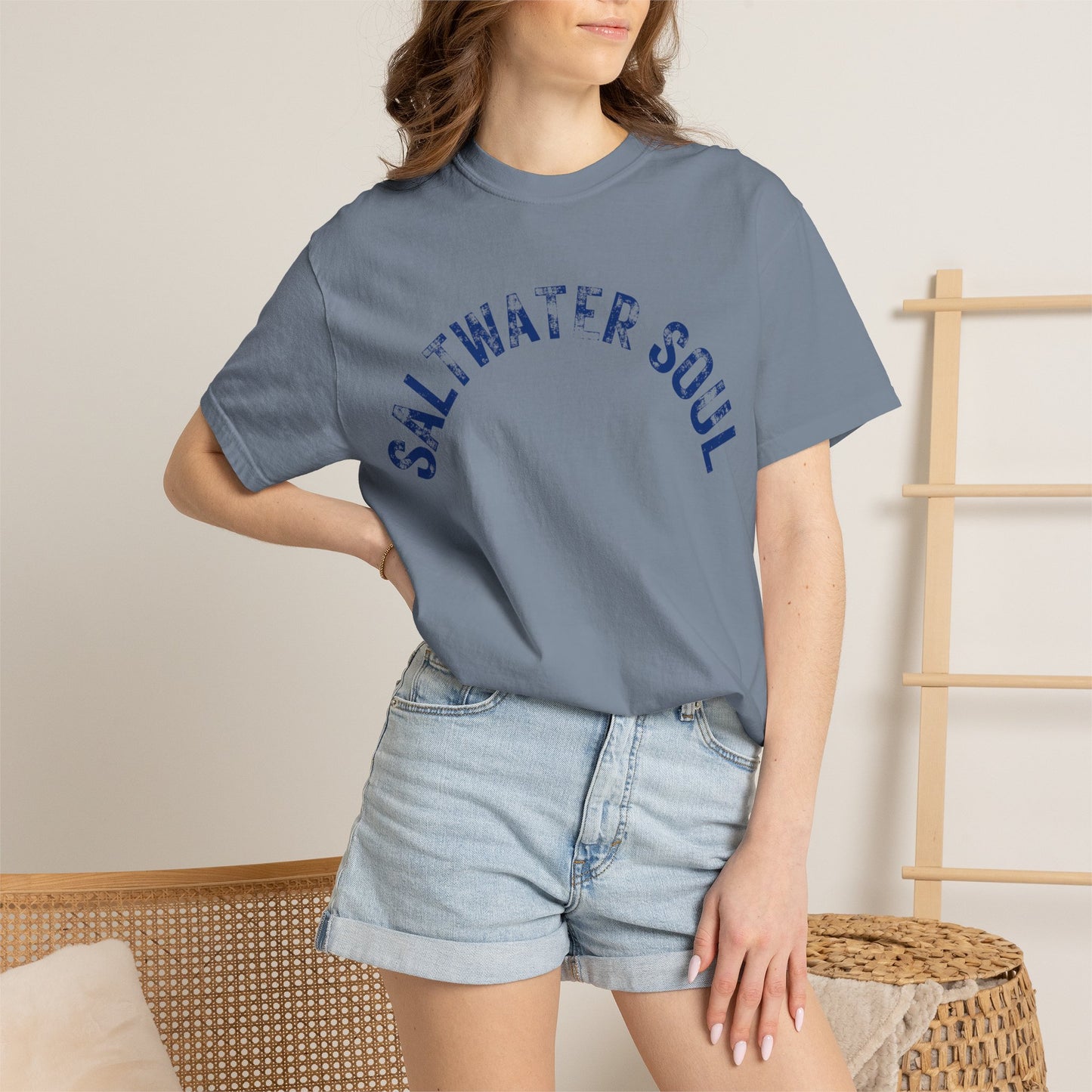 Saltwater Soul T-shirt Beach Vibes Tee Ocean Graphic Shirt Ocean Lover Gift Summer Tee