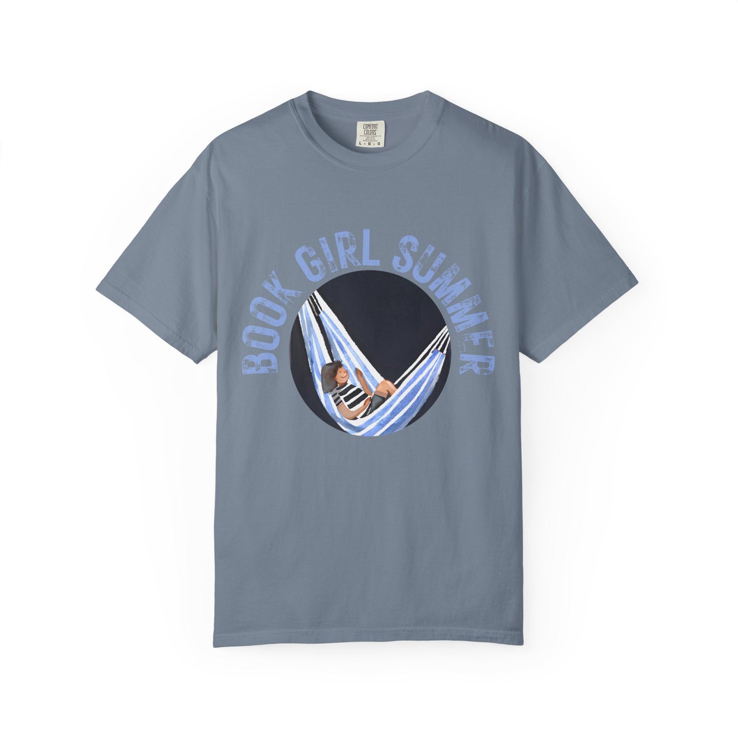 Book Girl Summer Shirt T-Shirt | Book Lover Bookish Reading Hammock Reader Travel Shirt Romance Book