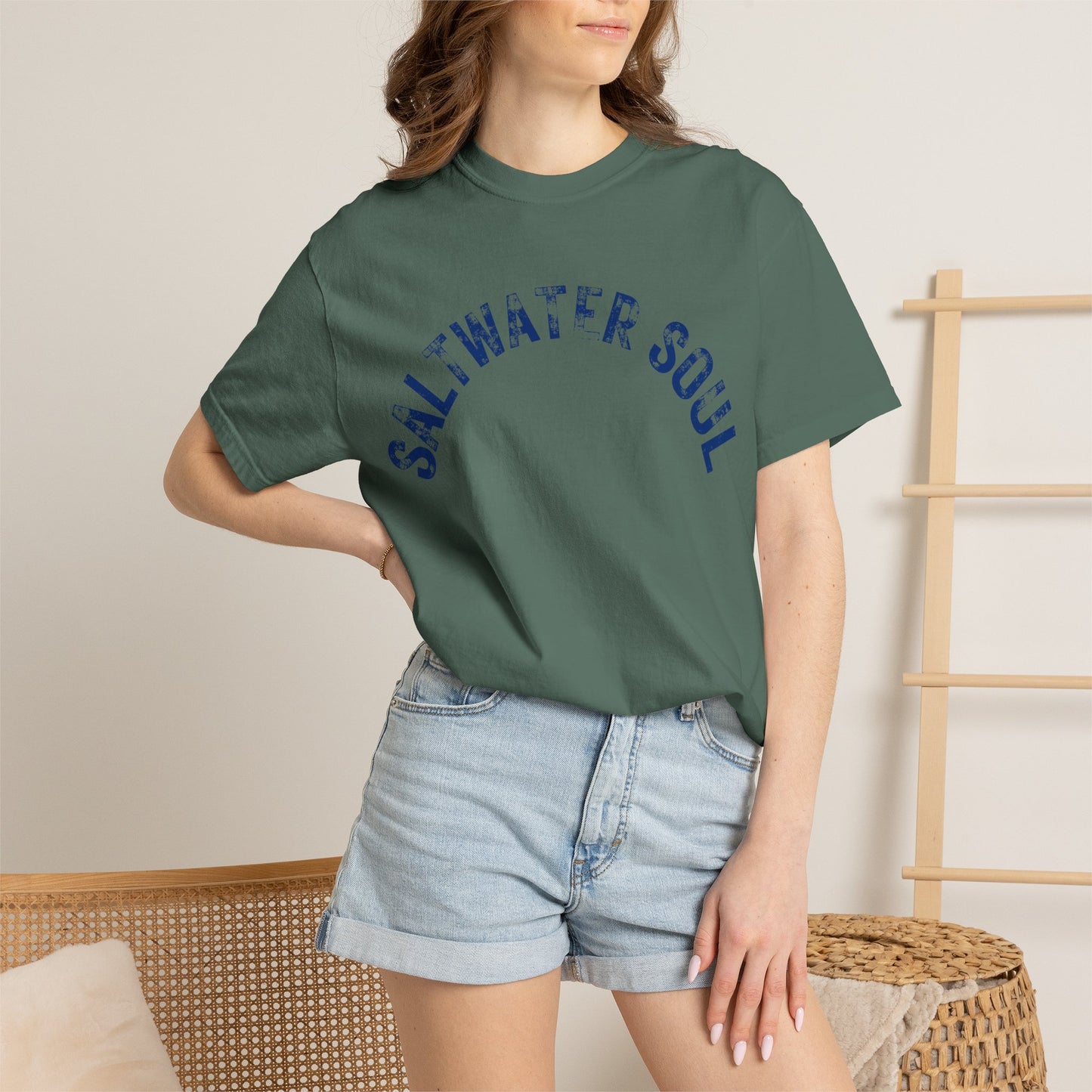 Saltwater Soul T-shirt Beach Vibes Tee Ocean Graphic Shirt Ocean Lover Gift Summer Tee