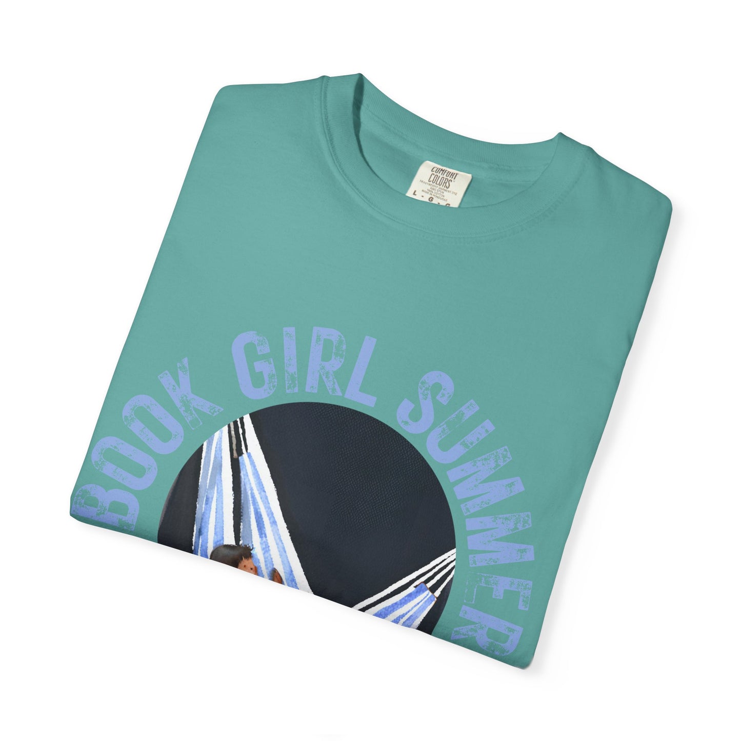 Book Girl Summer Shirt T-Shirt | Book Lover Bookish Reading Hammock Reader Travel Shirt Romance Book