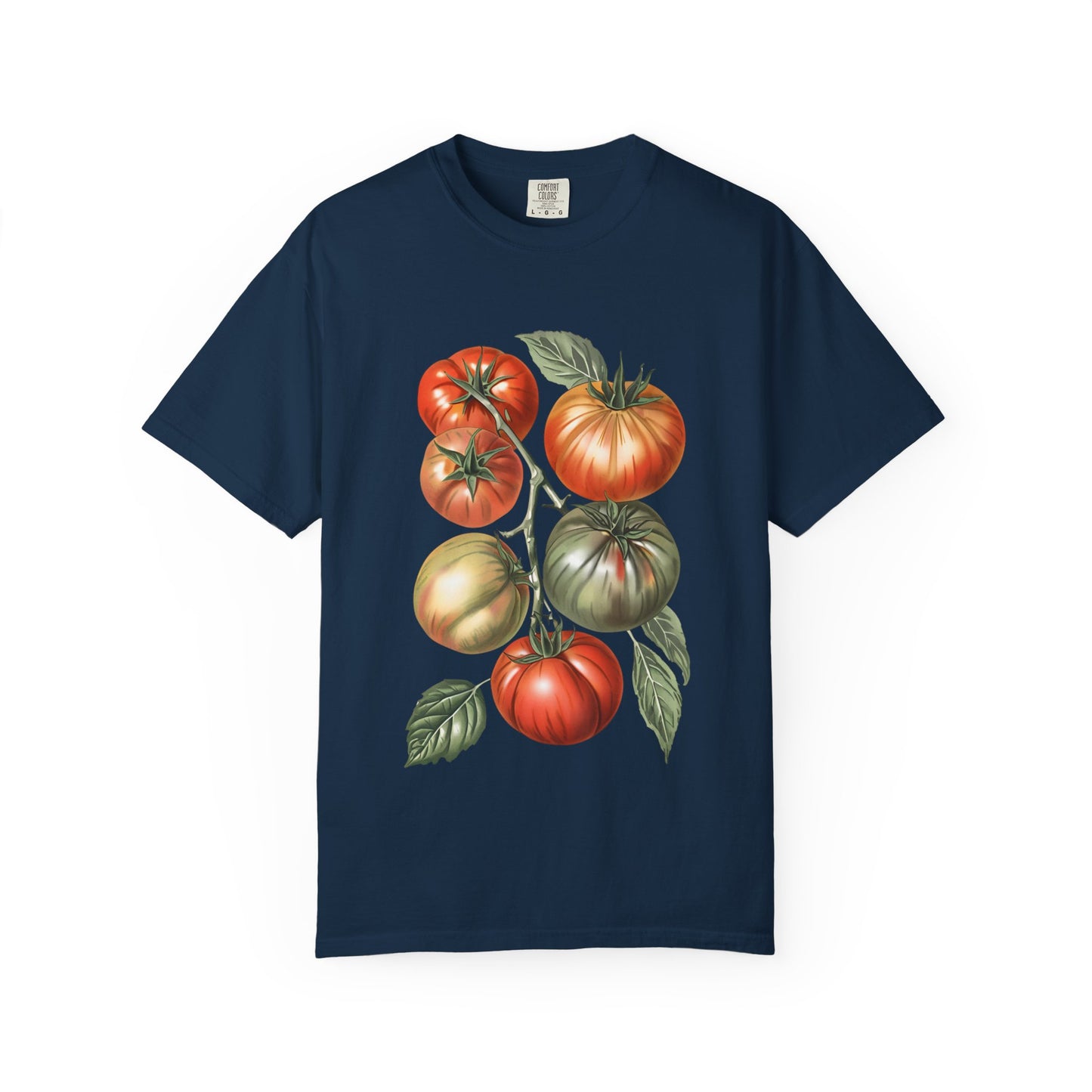 Botanical Tomato Comfort Colors Shirt Summer Vegetable Tee Tomato Girl Summer Vegetable T-Shirt Botanical Tee-Shirt