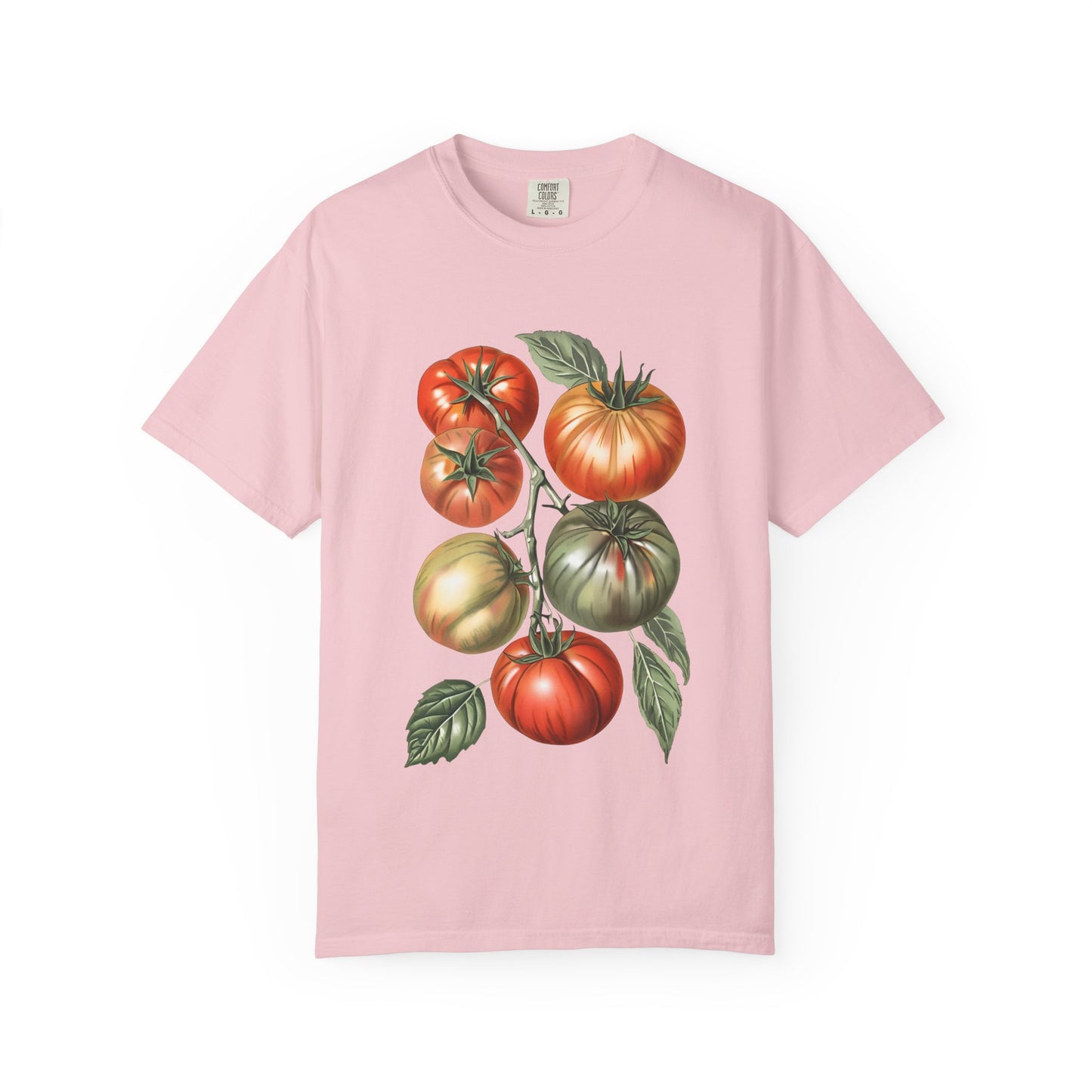 Botanical Tomato Comfort Colors Shirt Summer Vegetable Tee Tomato Girl Summer Vegetable T-Shirt Botanical Tee-Shirt
