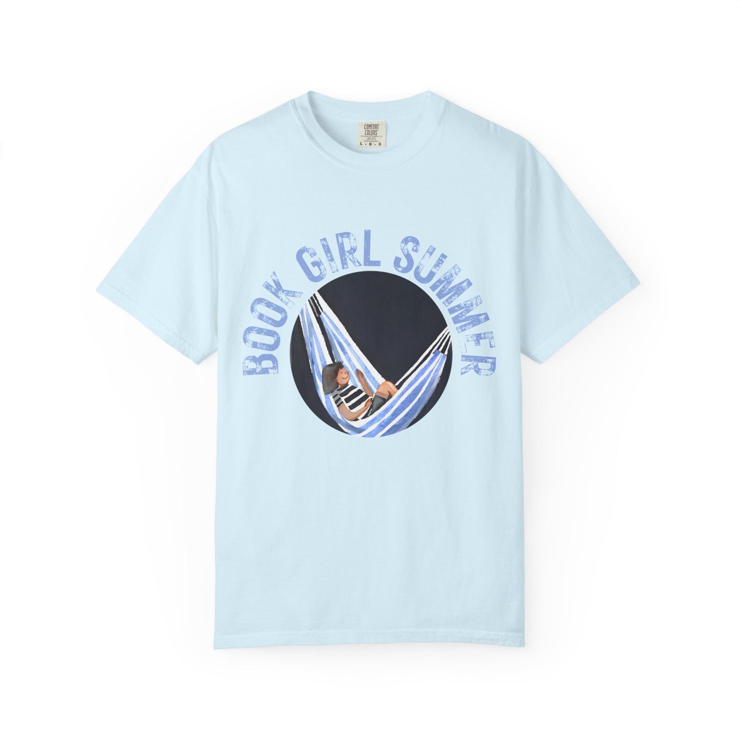Book Girl Summer Shirt T-Shirt | Book Lover Bookish Reading Hammock Reader Travel Shirt Romance Book