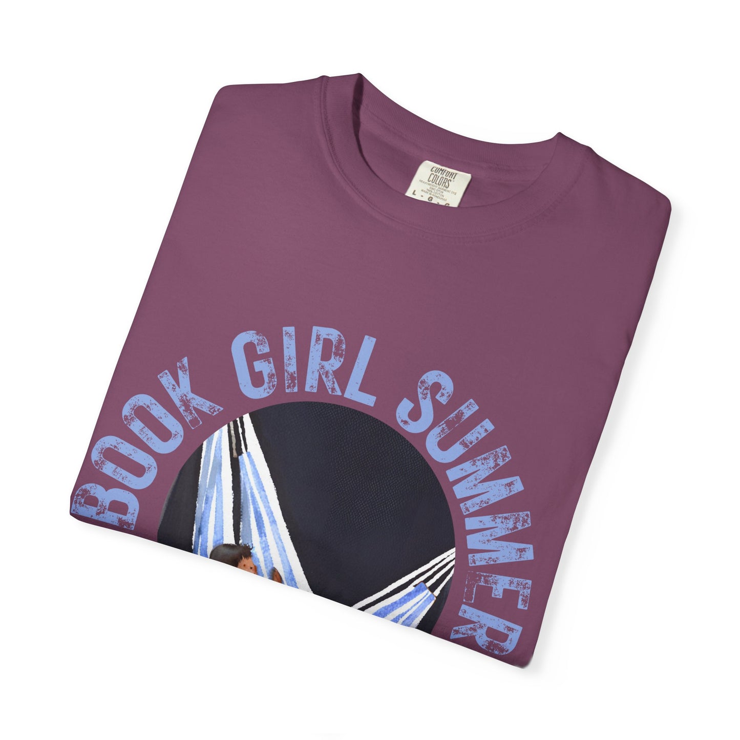Book Girl Summer Shirt T-Shirt | Book Lover Bookish Reading Hammock Reader Travel Shirt Romance Book