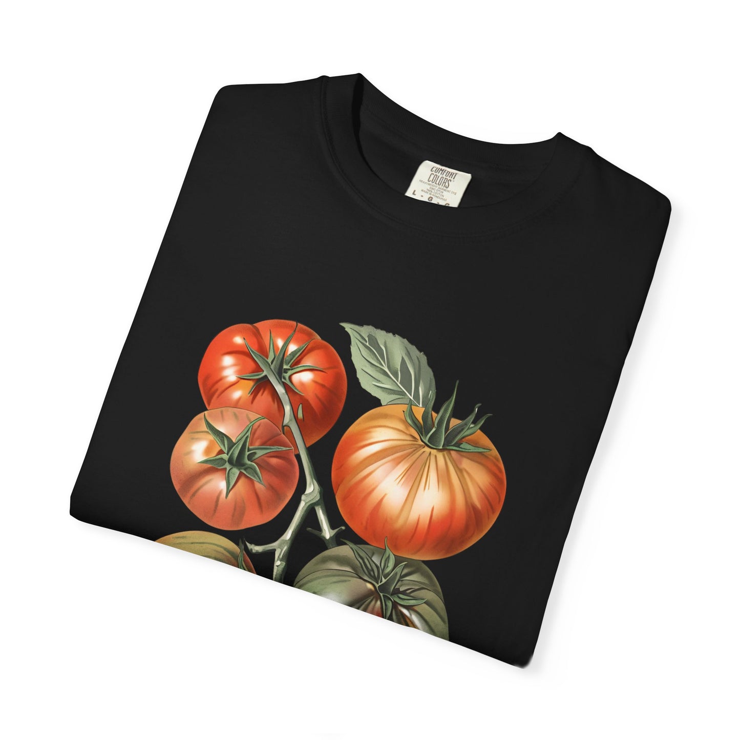 Botanical Tomato Comfort Colors Shirt Summer Vegetable Tee Tomato Girl Summer Vegetable T-Shirt Botanical Tee-Shirt
