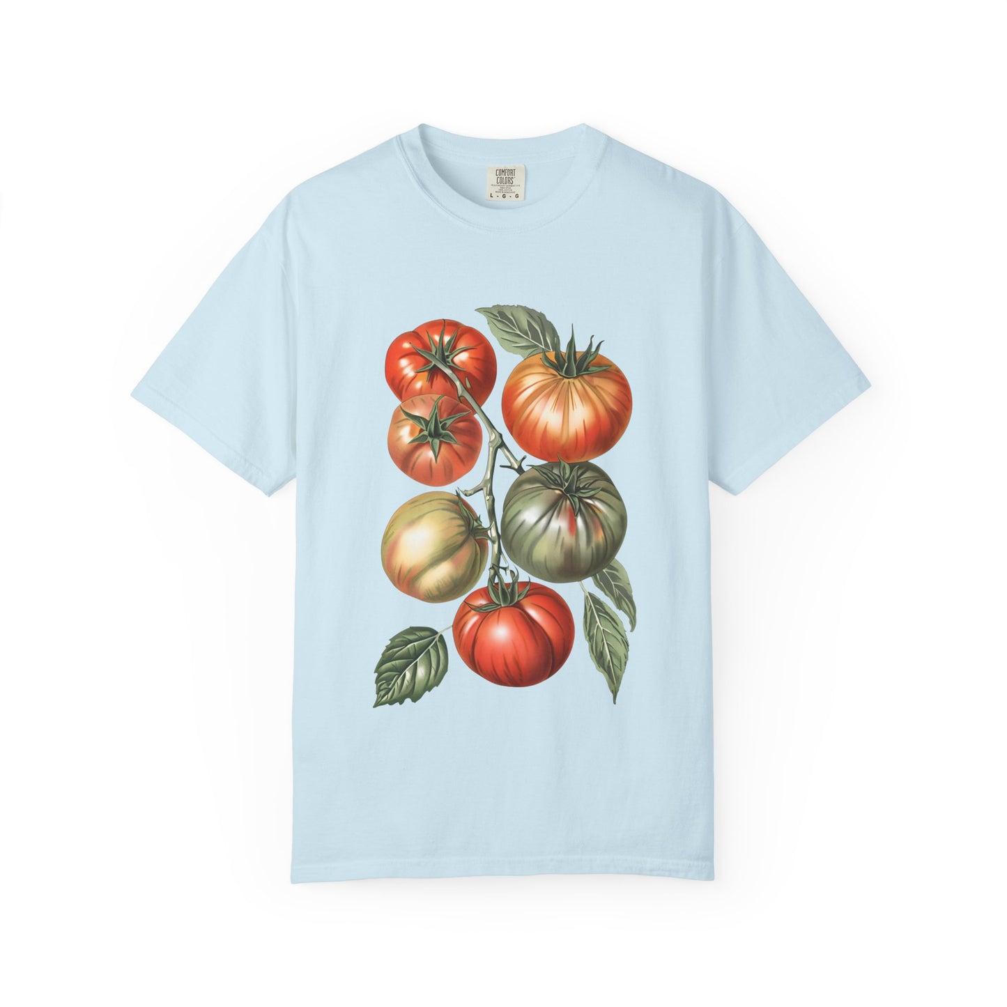 Botanical Tomato Comfort Colors Shirt Summer Vegetable Tee Tomato Girl Summer Vegetable T-Shirt Botanical Tee-Shirt