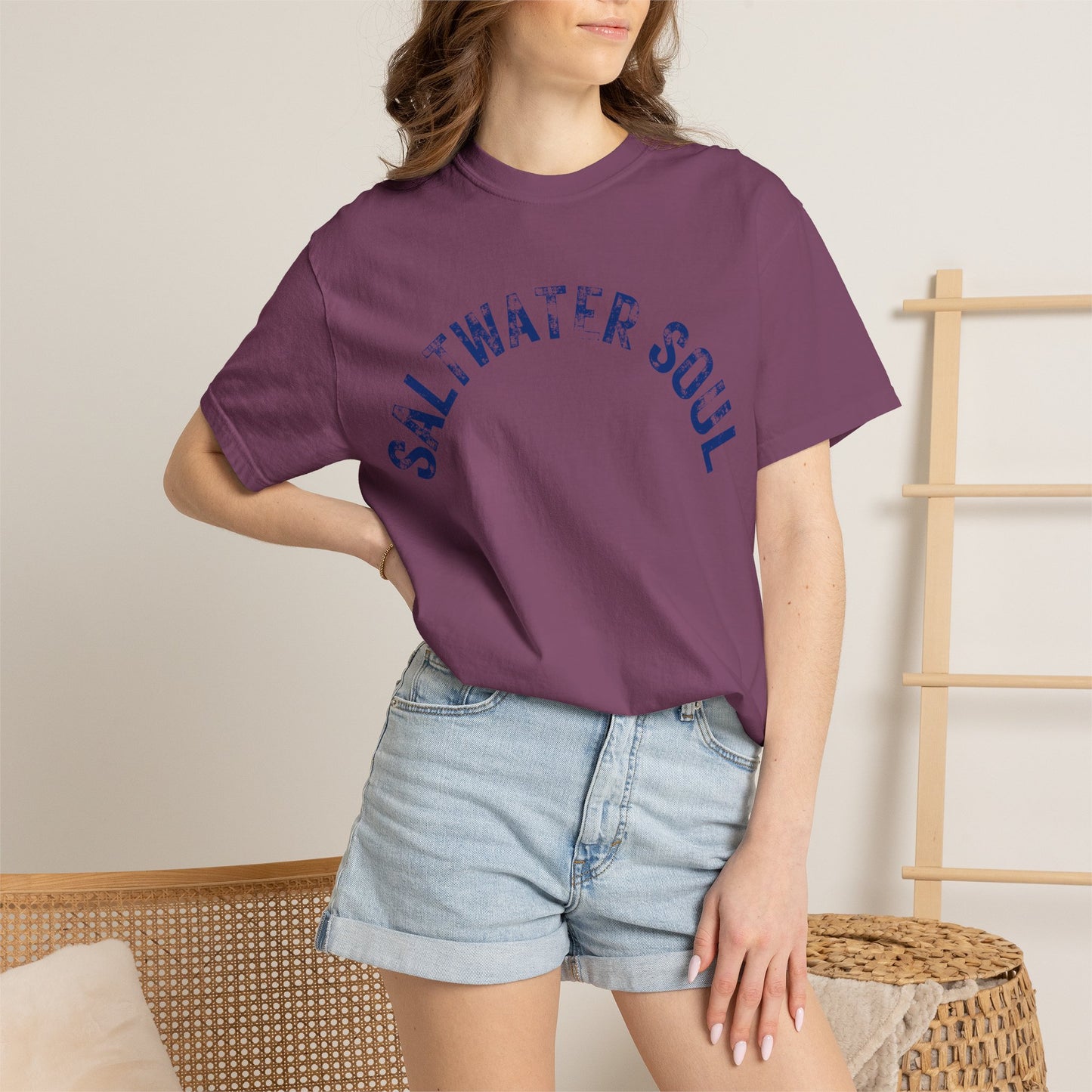 Saltwater Soul T-shirt Beach Vibes Tee Ocean Graphic Shirt Ocean Lover Gift Summer Tee