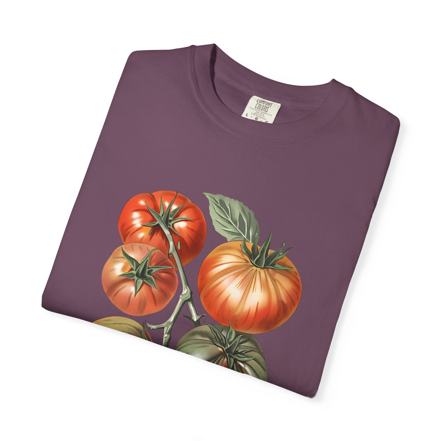 Botanical Tomato Comfort Colors Shirt Summer Vegetable Tee Tomato Girl Summer Vegetable T-Shirt Botanical Tee-Shirt