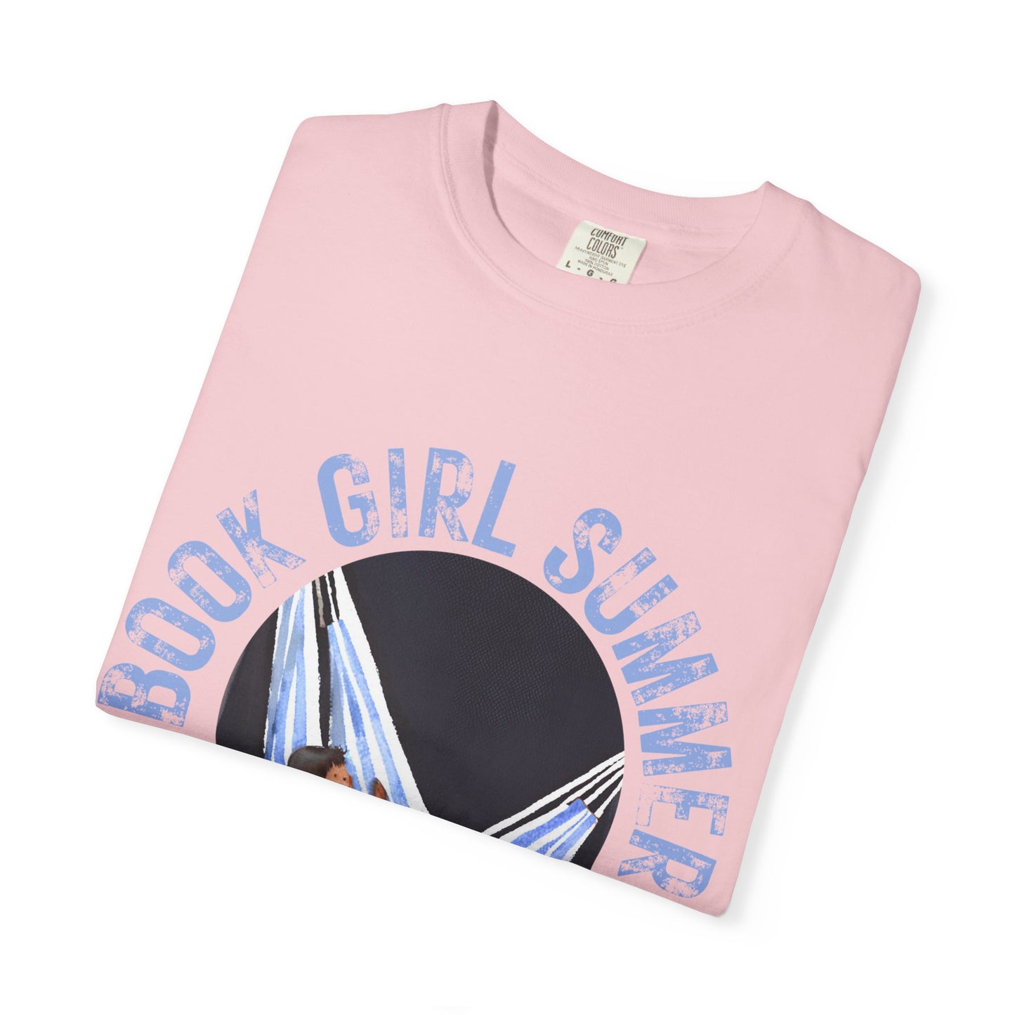 Book Girl Summer Shirt T-Shirt | Book Lover Bookish Reading Hammock Reader Travel Shirt Romance Book