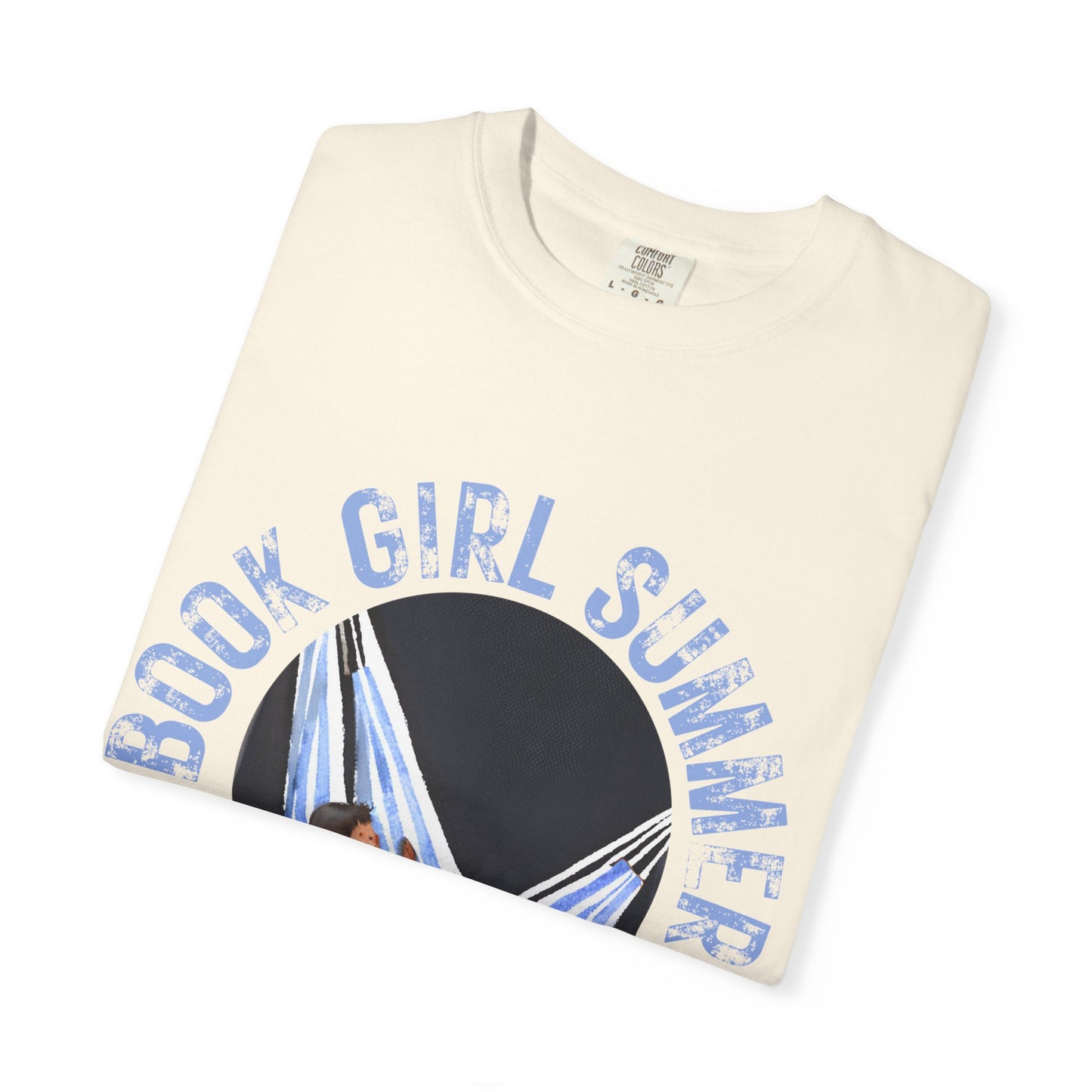 Book Girl Summer Shirt T-Shirt | Book Lover Bookish Reading Hammock Reader Travel Shirt Romance Book
