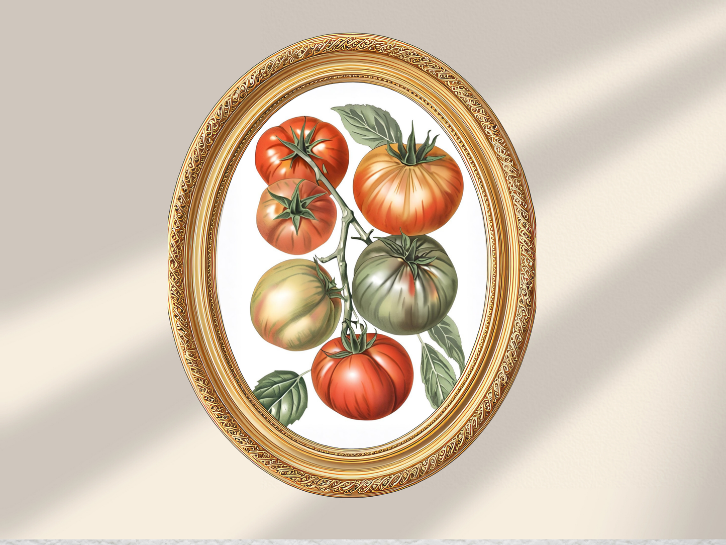 Mediterranean Tomato Kitchen Print — Italian Summer Wall Art Poster