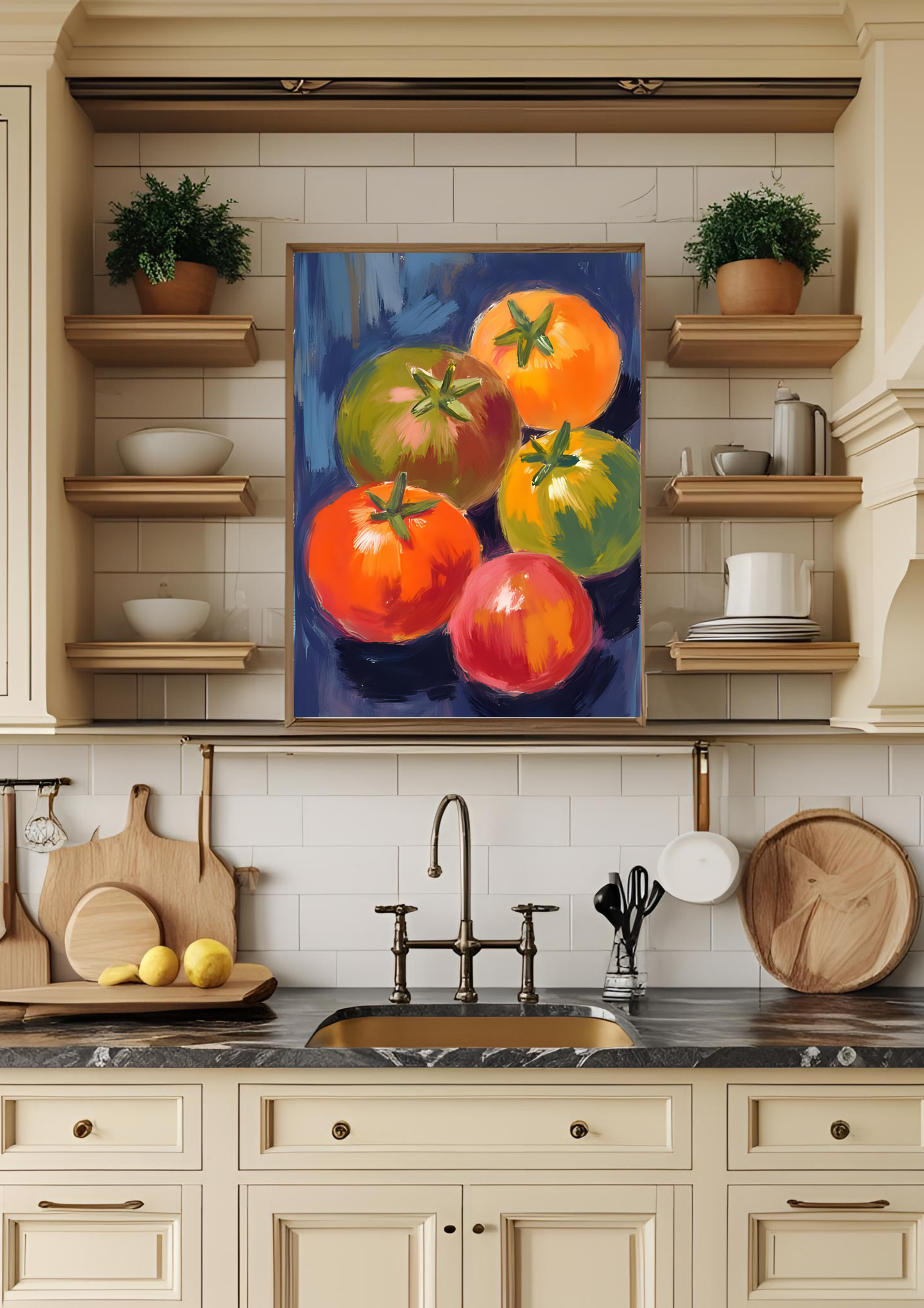 Tomato Art Print Italian Tomato Art Heirloom tomato print kitchen poster tomato kitchen wall art