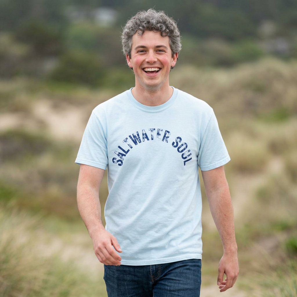 Saltwater Soul T-shirt Beach Vibes Tee Ocean Graphic Shirt Ocean Lover Gift Summer Tee