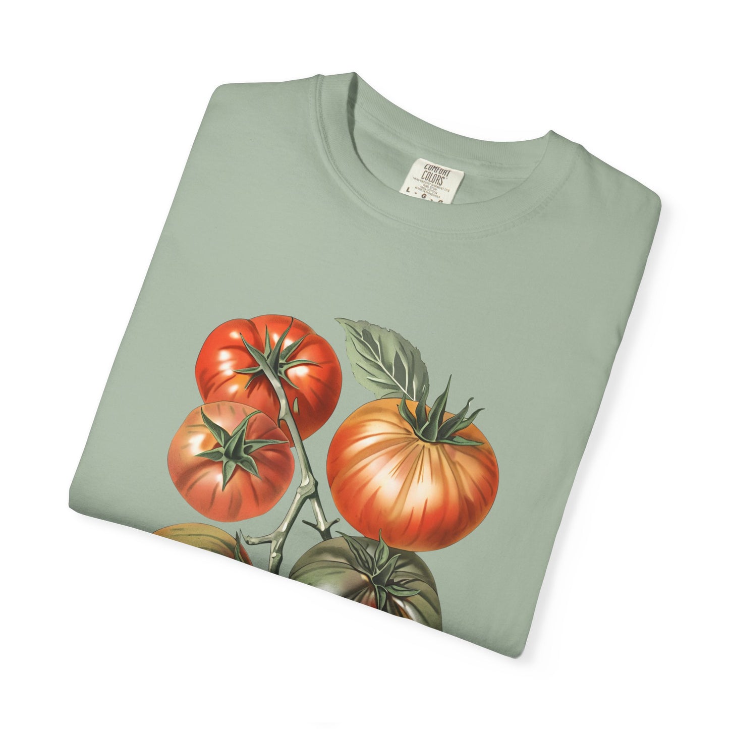 Botanical Tomato Comfort Colors Shirt Summer Vegetable Tee Tomato Girl Summer Vegetable T-Shirt Botanical Tee-Shirt
