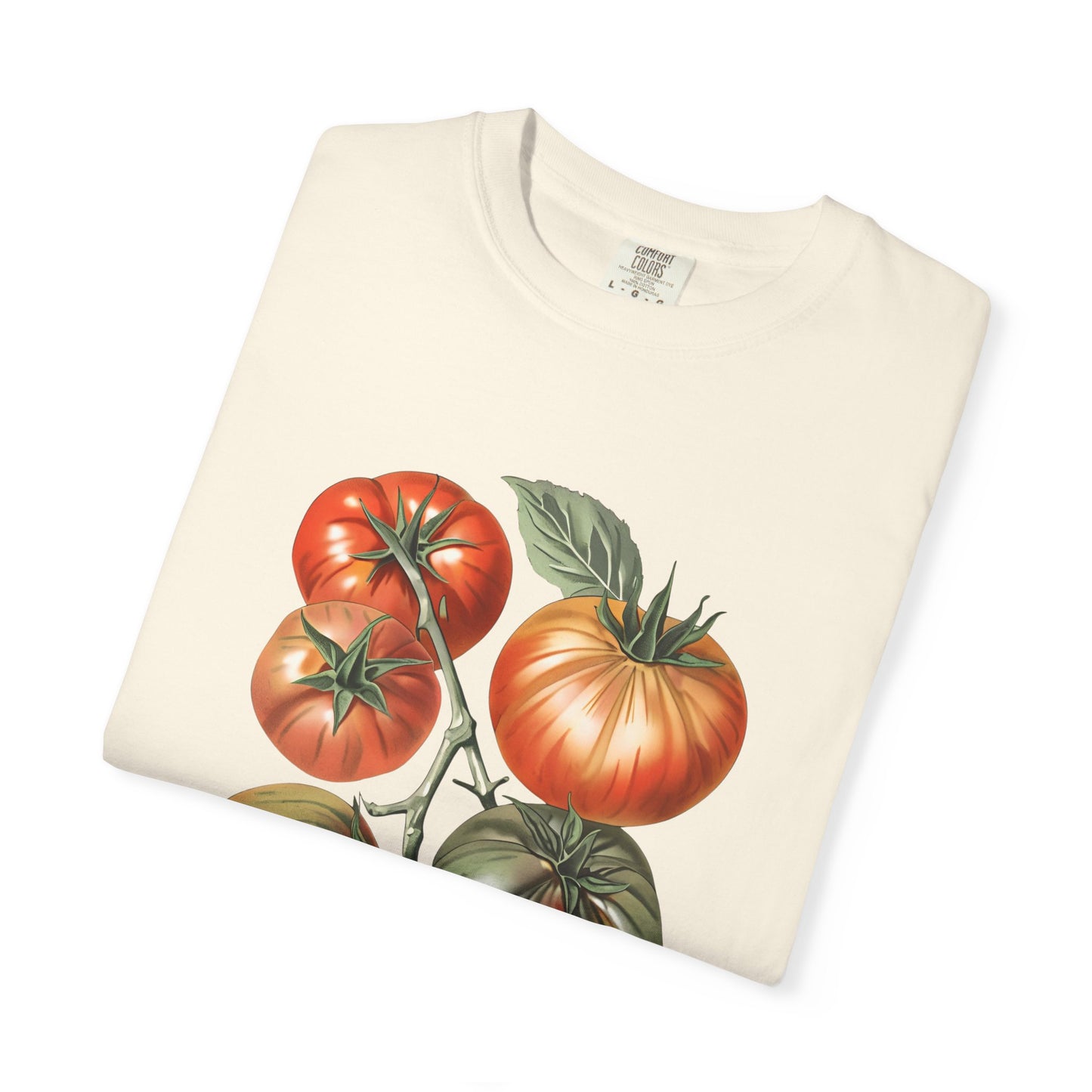 Botanical Tomato Comfort Colors Shirt Summer Vegetable Tee Tomato Girl Summer Vegetable T-Shirt Botanical Tee-Shirt