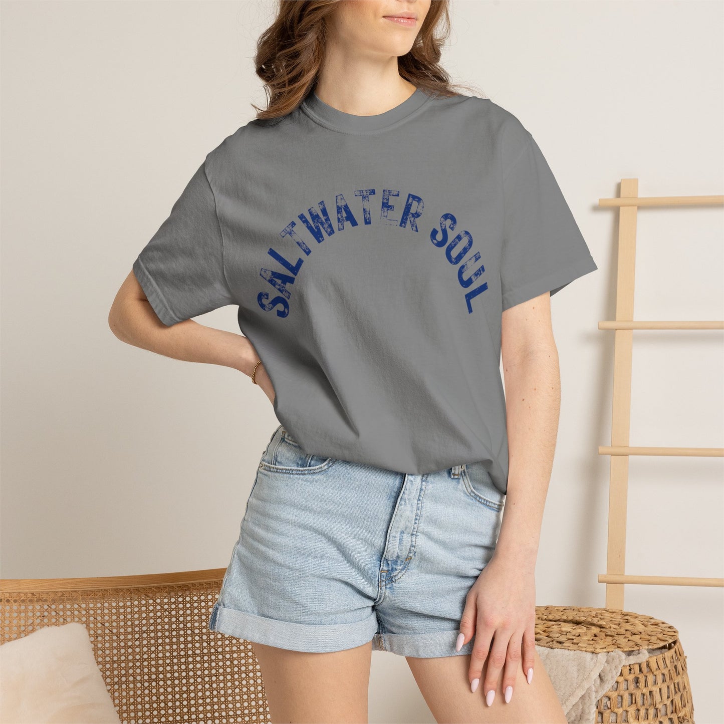 Saltwater Soul T-shirt Beach Vibes Tee Ocean Graphic Shirt Ocean Lover Gift Summer Tee
