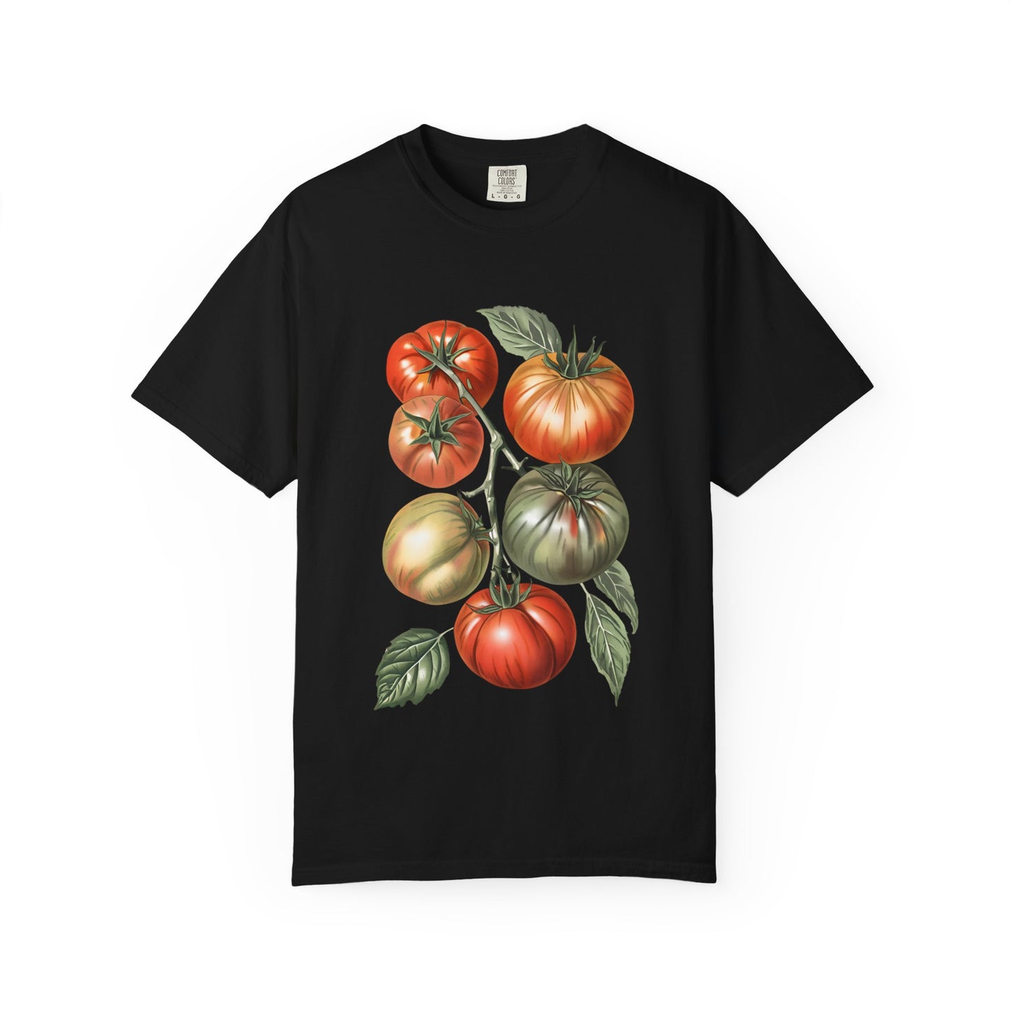 Botanical Tomato Comfort Colors Shirt Summer Vegetable Tee Tomato Girl Summer Vegetable T-Shirt Botanical Tee-Shirt