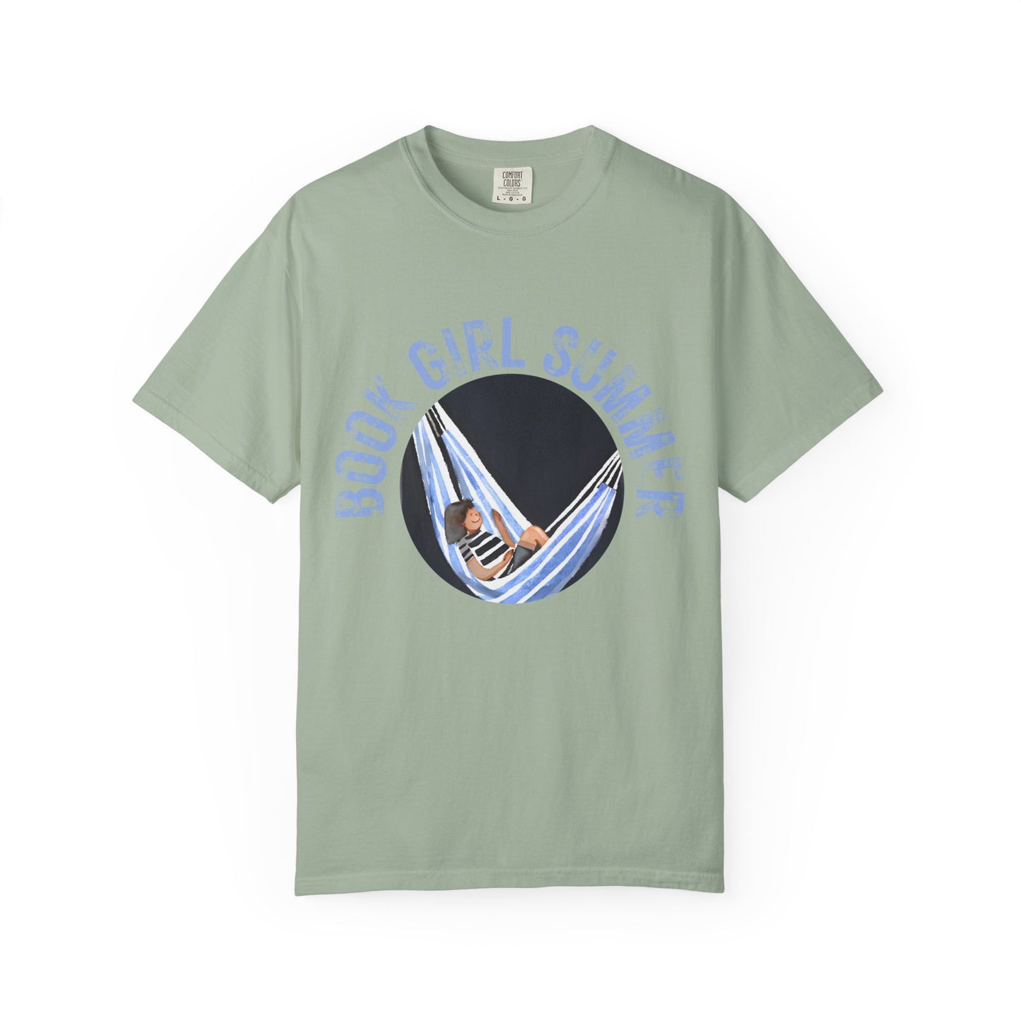 Book Girl Summer Shirt T-Shirt | Book Lover Bookish Reading Hammock Reader Travel Shirt Romance Book