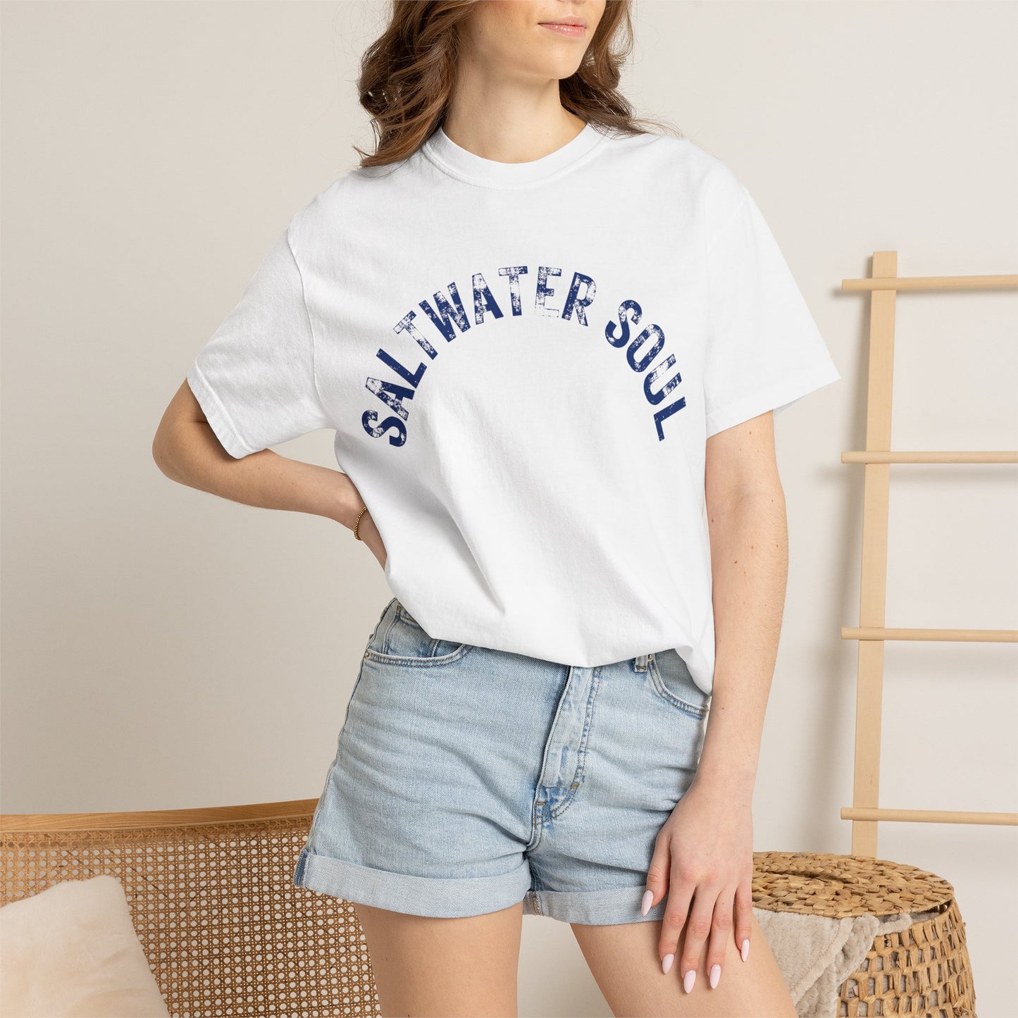 Saltwater Soul T-shirt Beach Vibes Tee Ocean Graphic Shirt Ocean Lover Gift Summer Tee