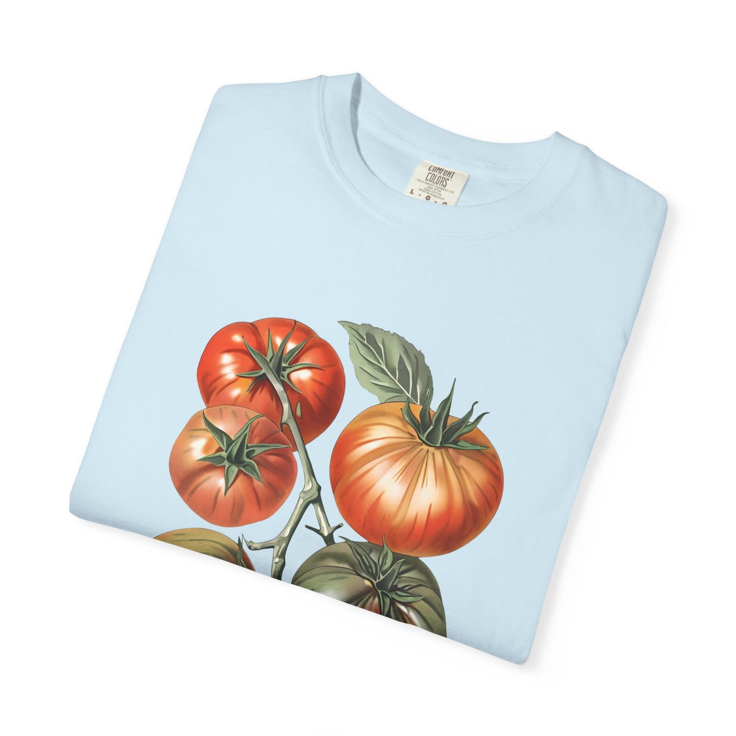 Botanical Tomato Comfort Colors Shirt Summer Vegetable Tee Tomato Girl Summer Vegetable T-Shirt Botanical Tee-Shirt