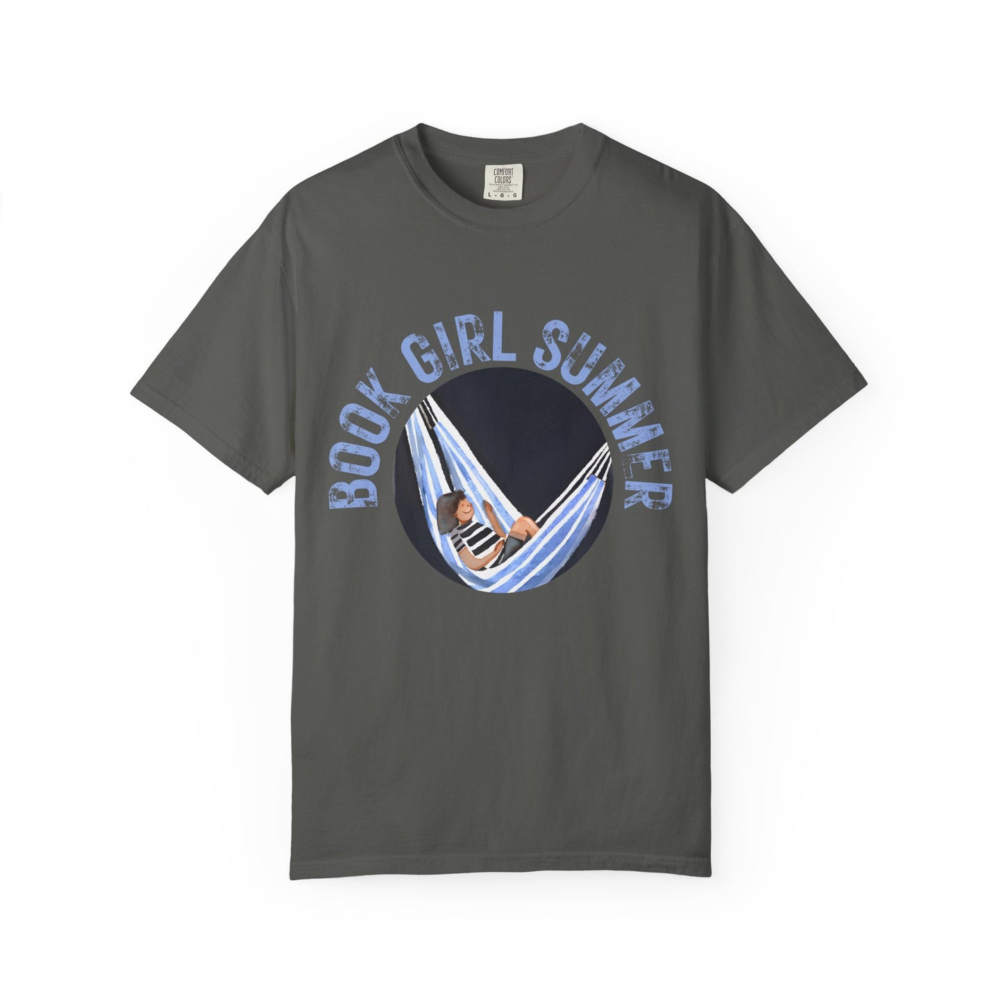 Book Girl Summer Shirt T-Shirt | Book Lover Bookish Reading Hammock Reader Travel Shirt Romance Book