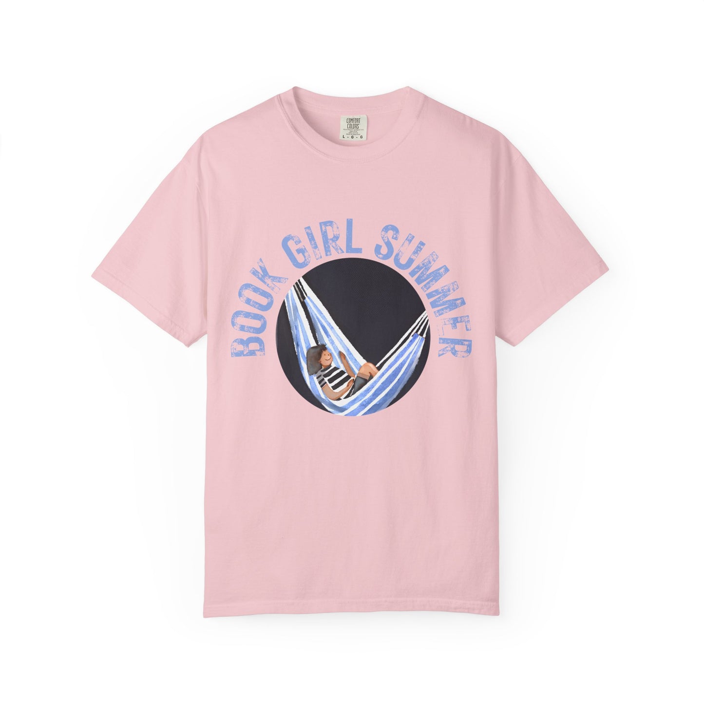 Book Girl Summer Shirt T-Shirt | Book Lover Bookish Reading Hammock Reader Travel Shirt Romance Book