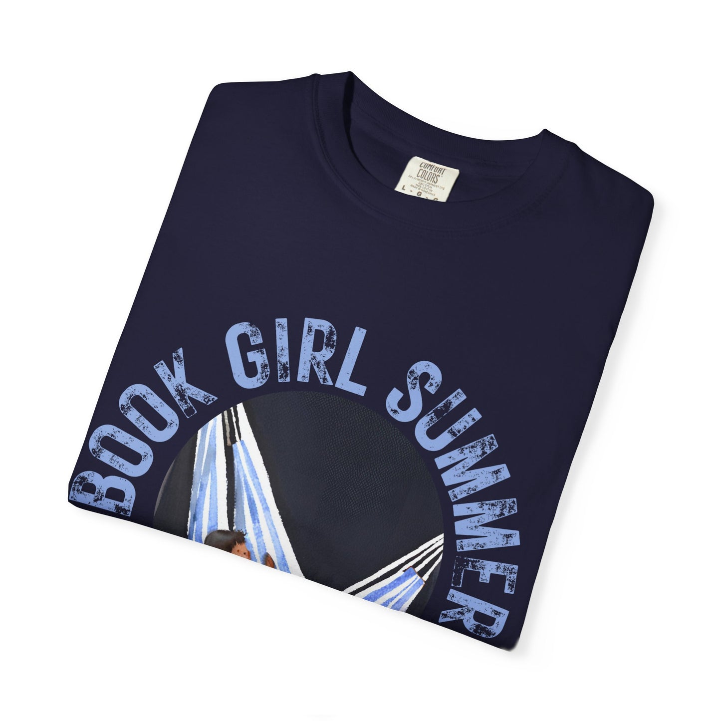 Book Girl Summer Shirt T-Shirt | Book Lover Bookish Reading Hammock Reader Travel Shirt Romance Book