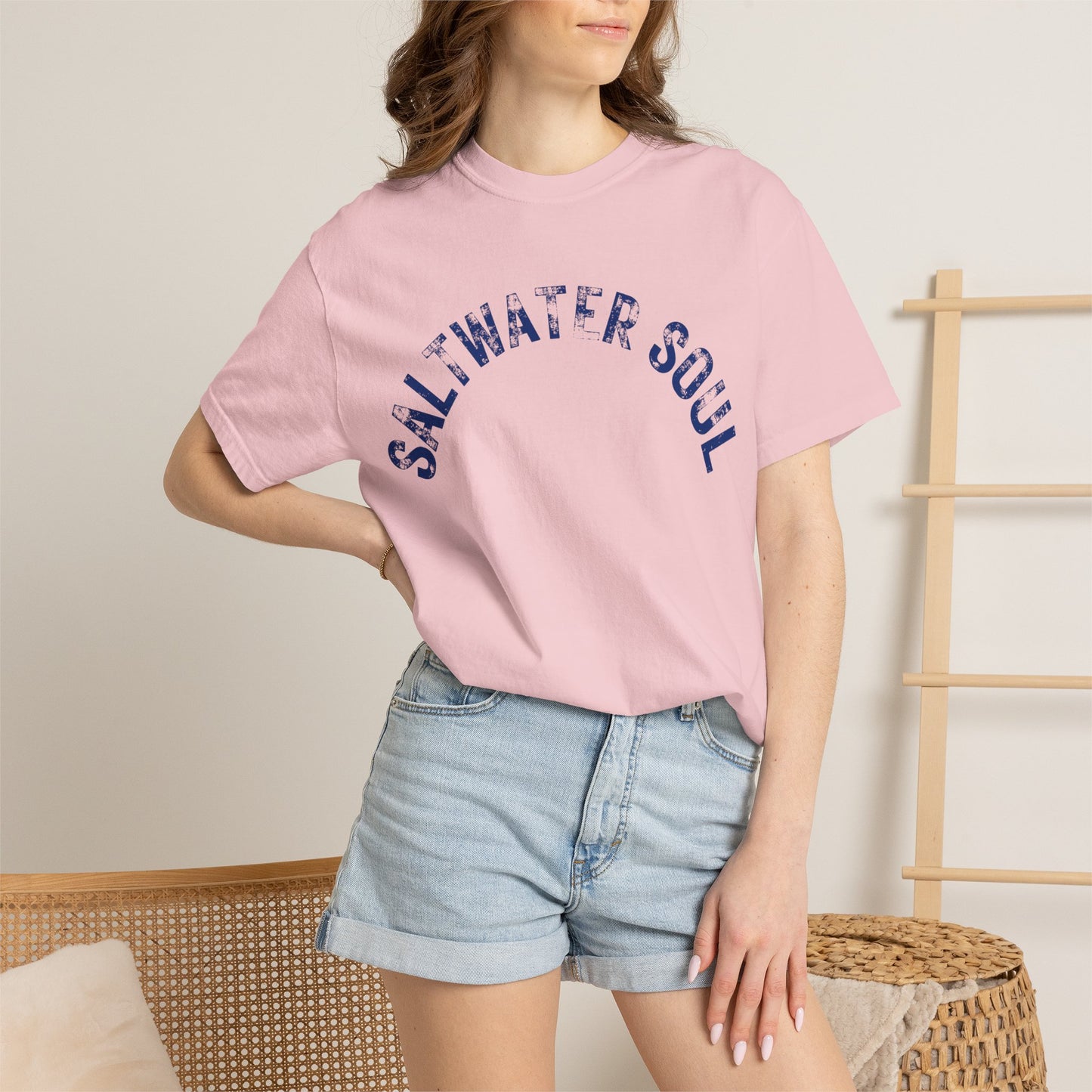 Saltwater Soul T-shirt Beach Vibes Tee Ocean Graphic Shirt Ocean Lover Gift Summer Tee
