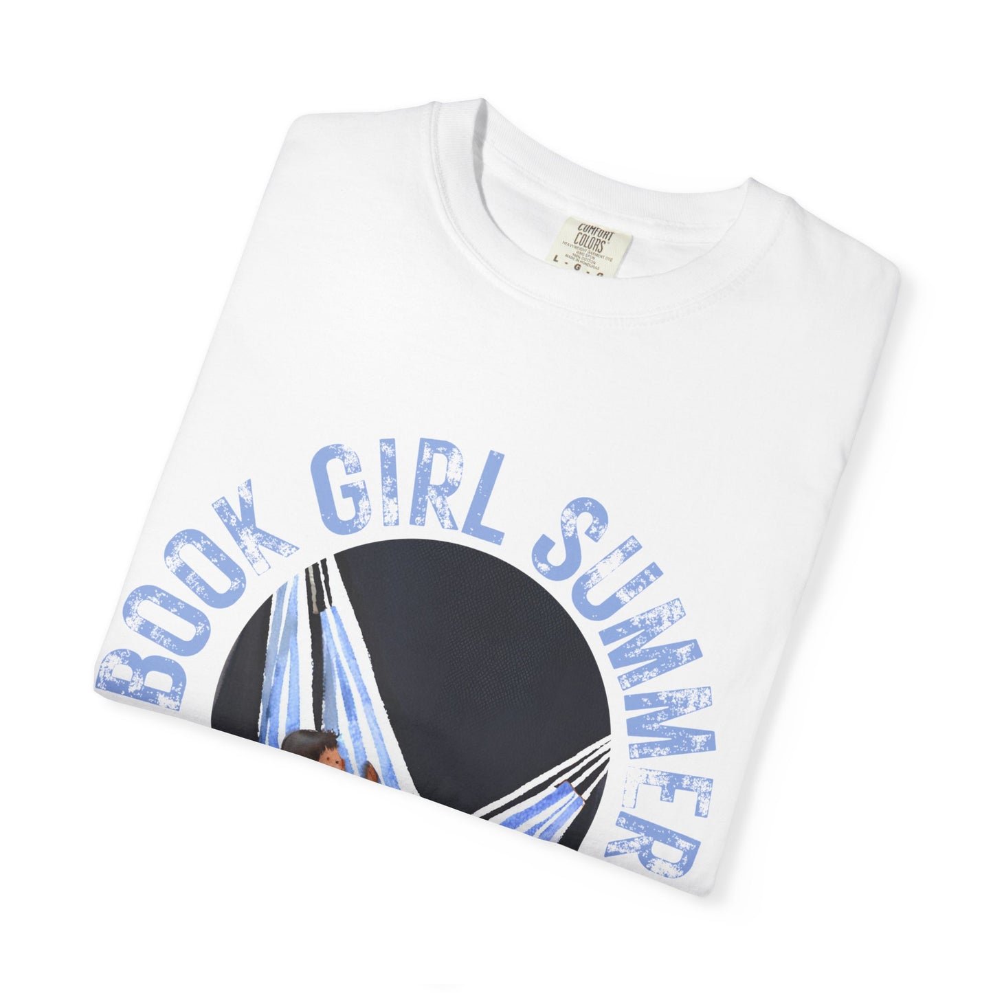 Book Girl Summer Shirt T-Shirt | Book Lover Bookish Reading Hammock Reader Travel Shirt Romance Book