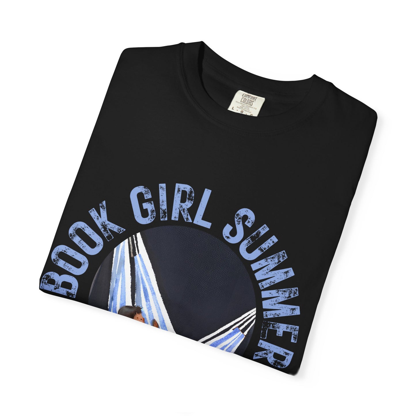 Book Girl Summer Shirt T-Shirt | Book Lover Bookish Reading Hammock Reader Travel Shirt Romance Book