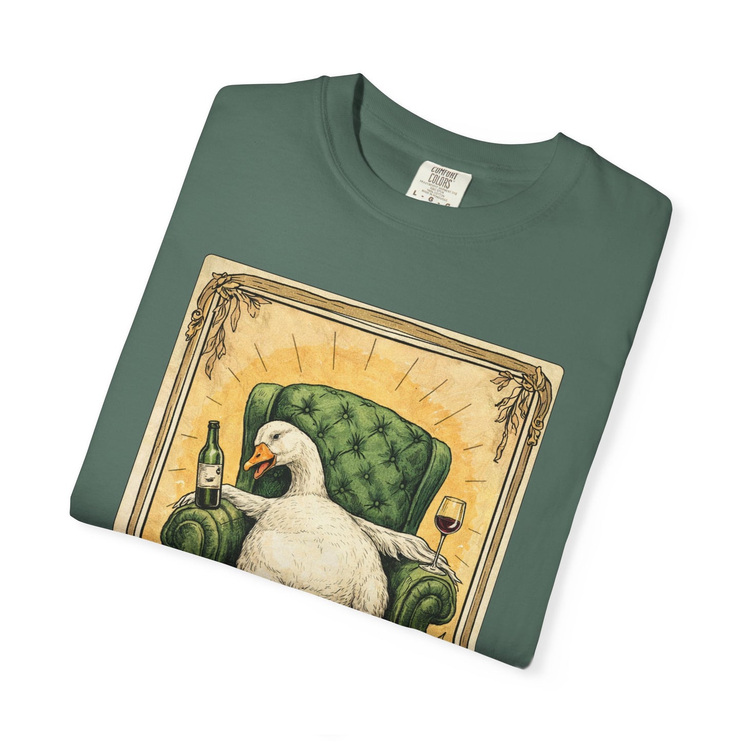 Tarot Goose Night Out T-shirt | Funny Goose Illustration