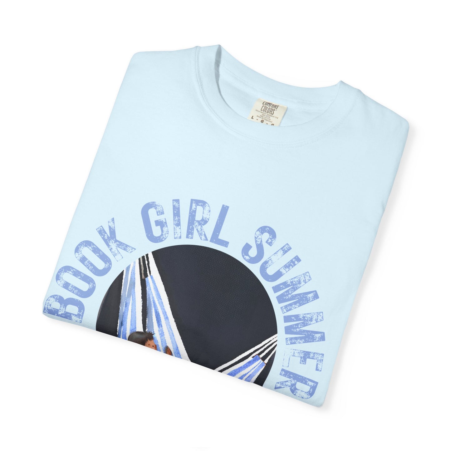 Book Girl Summer Shirt T-Shirt | Book Lover Bookish Reading Hammock Reader Travel Shirt Romance Book