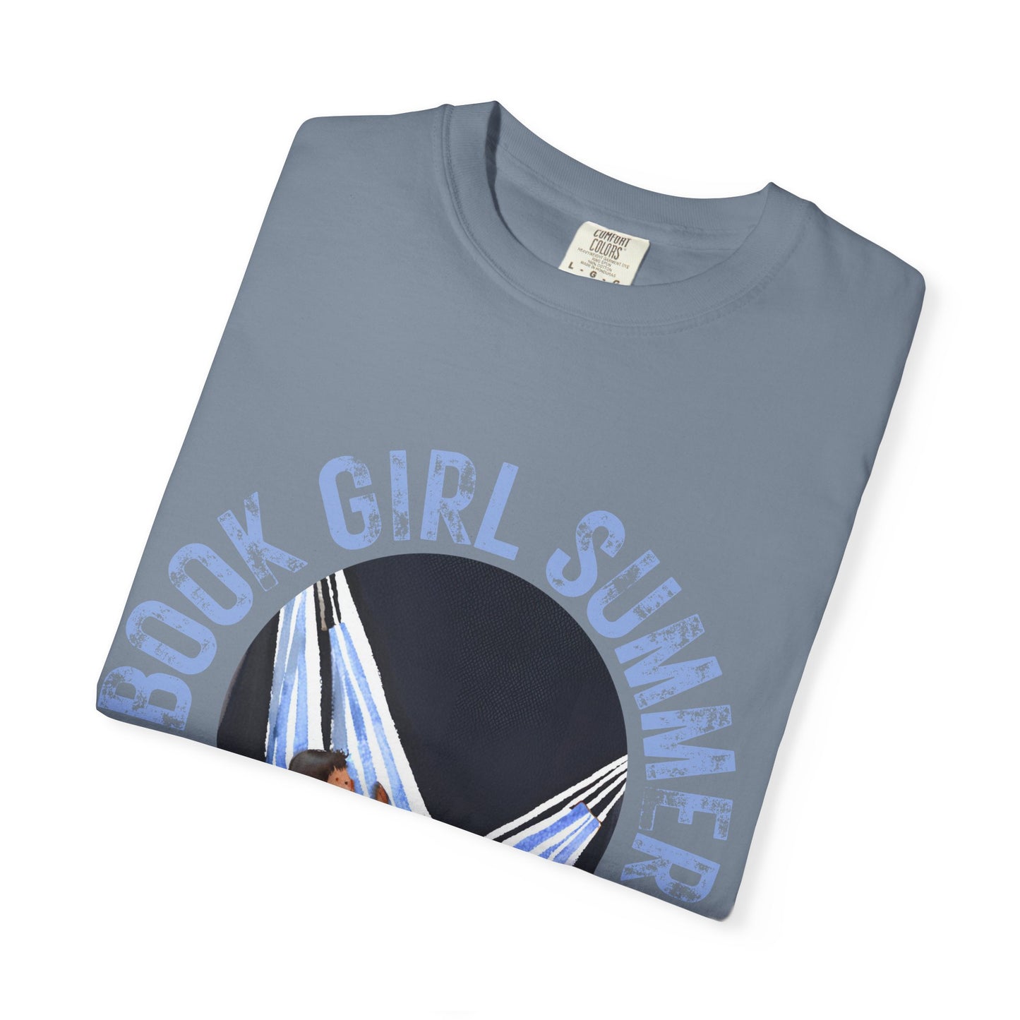 Book Girl Summer Shirt T-Shirt | Book Lover Bookish Reading Hammock Reader Travel Shirt Romance Book