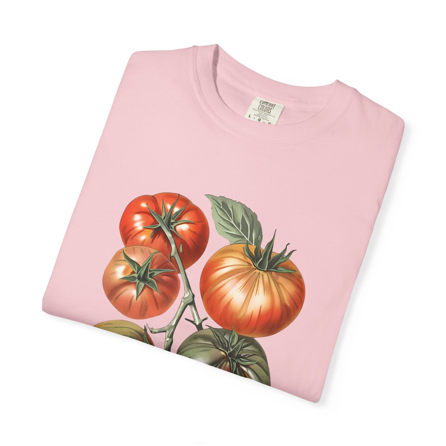 Botanical Tomato Comfort Colors Shirt Summer Vegetable Tee Tomato Girl Summer Vegetable T-Shirt Botanical Tee-Shirt