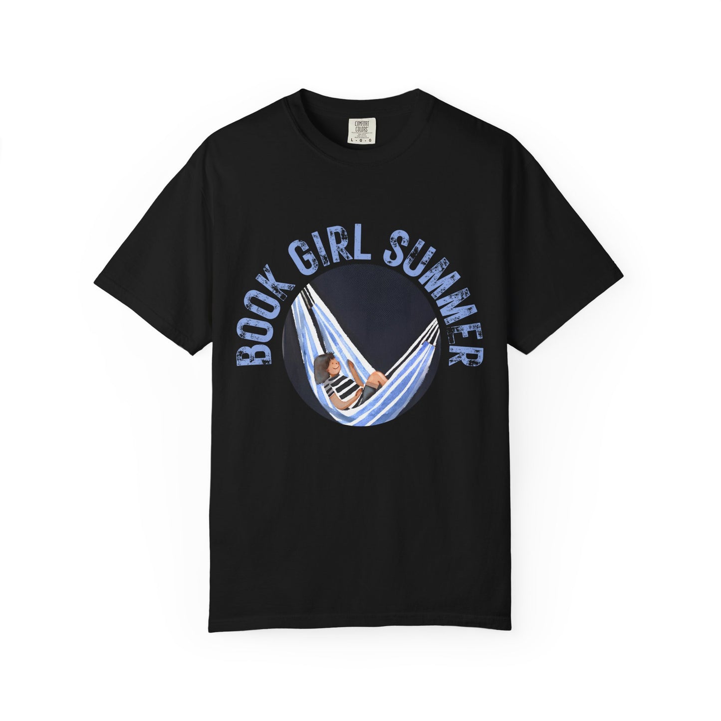 Book Girl Summer Shirt T-Shirt | Book Lover Bookish Reading Hammock Reader Travel Shirt Romance Book
