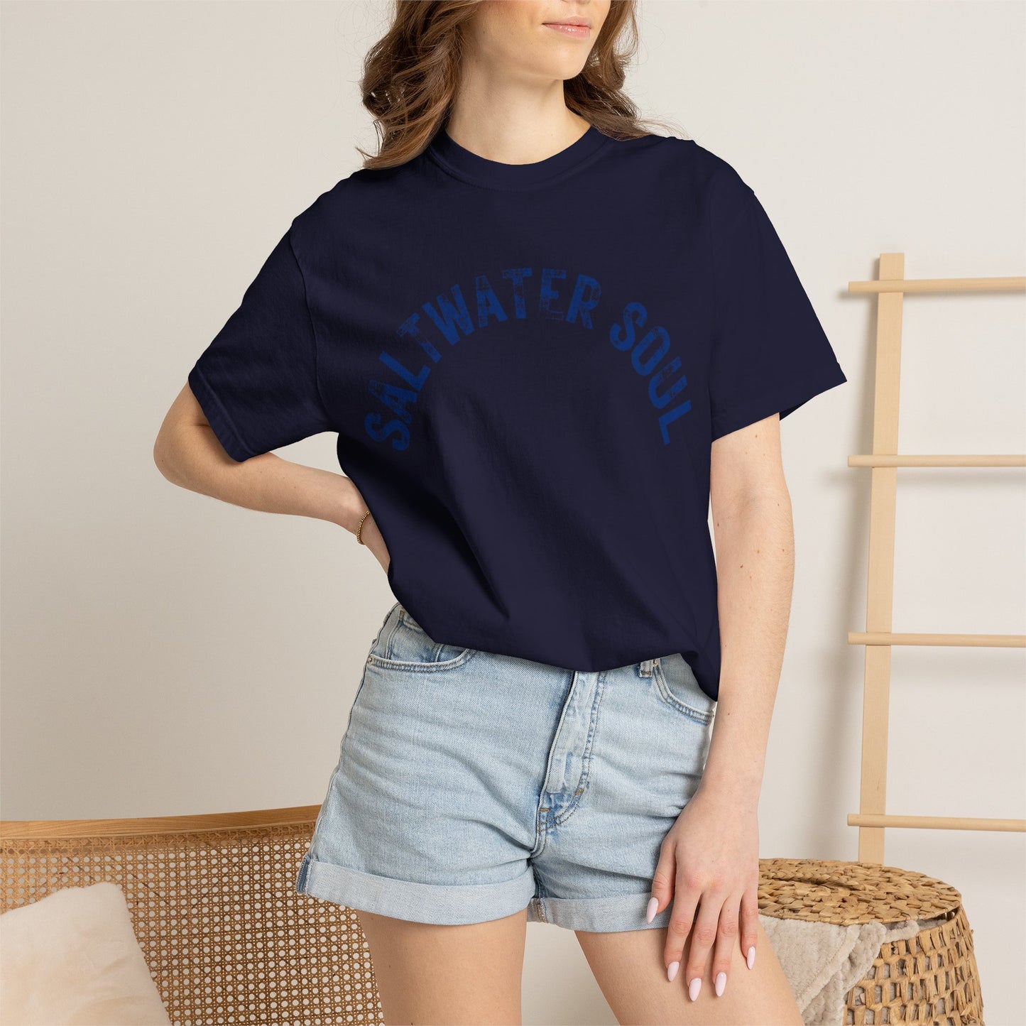 Saltwater Soul T-shirt Beach Vibes Tee Ocean Graphic Shirt Ocean Lover Gift Summer Tee