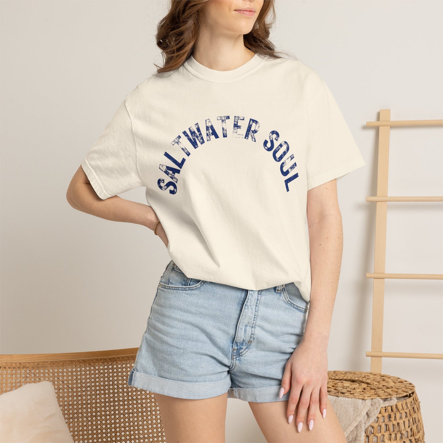 Saltwater Soul T-shirt Beach Vibes Tee Ocean Graphic Shirt Ocean Lover Gift Summer Tee